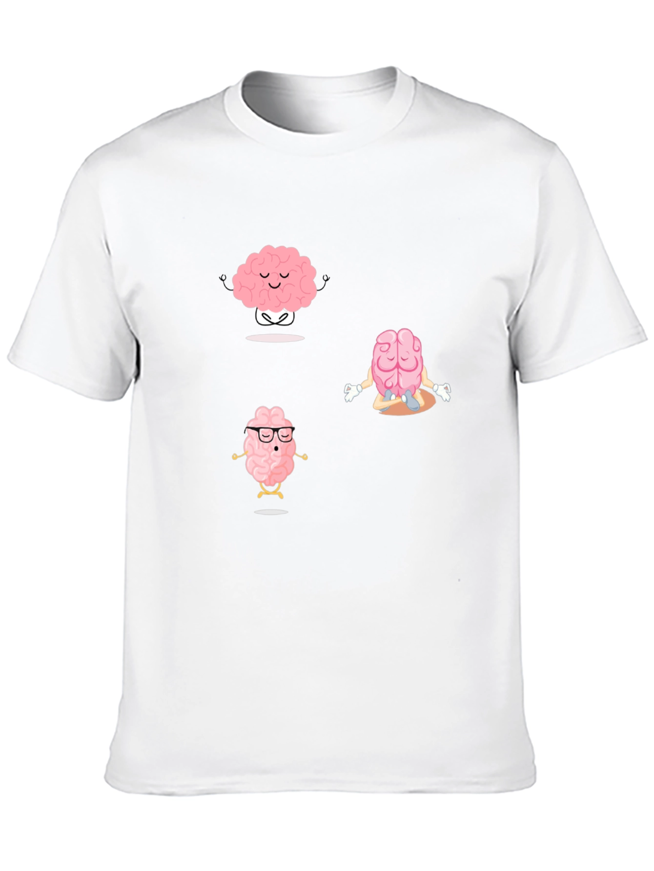 Black Brain Yoga T-Shirt view 10