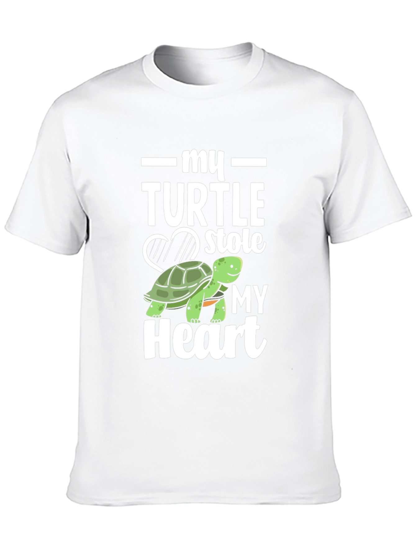 Black My Turtle Stole My Heart Graphic Tee view 10