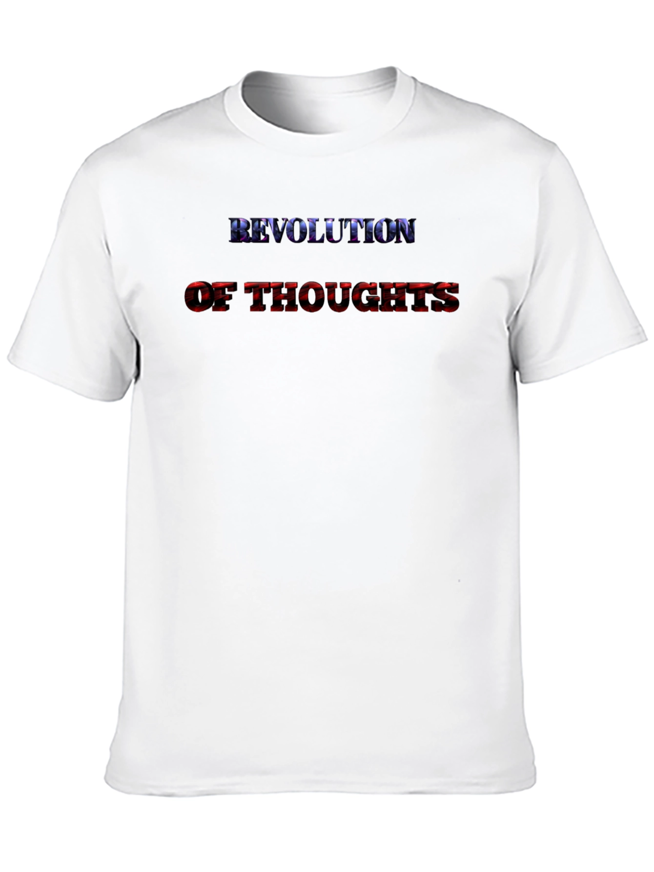 Black Revolution of Thoughts Graphic Tee - Black Cotton Shirt view 10