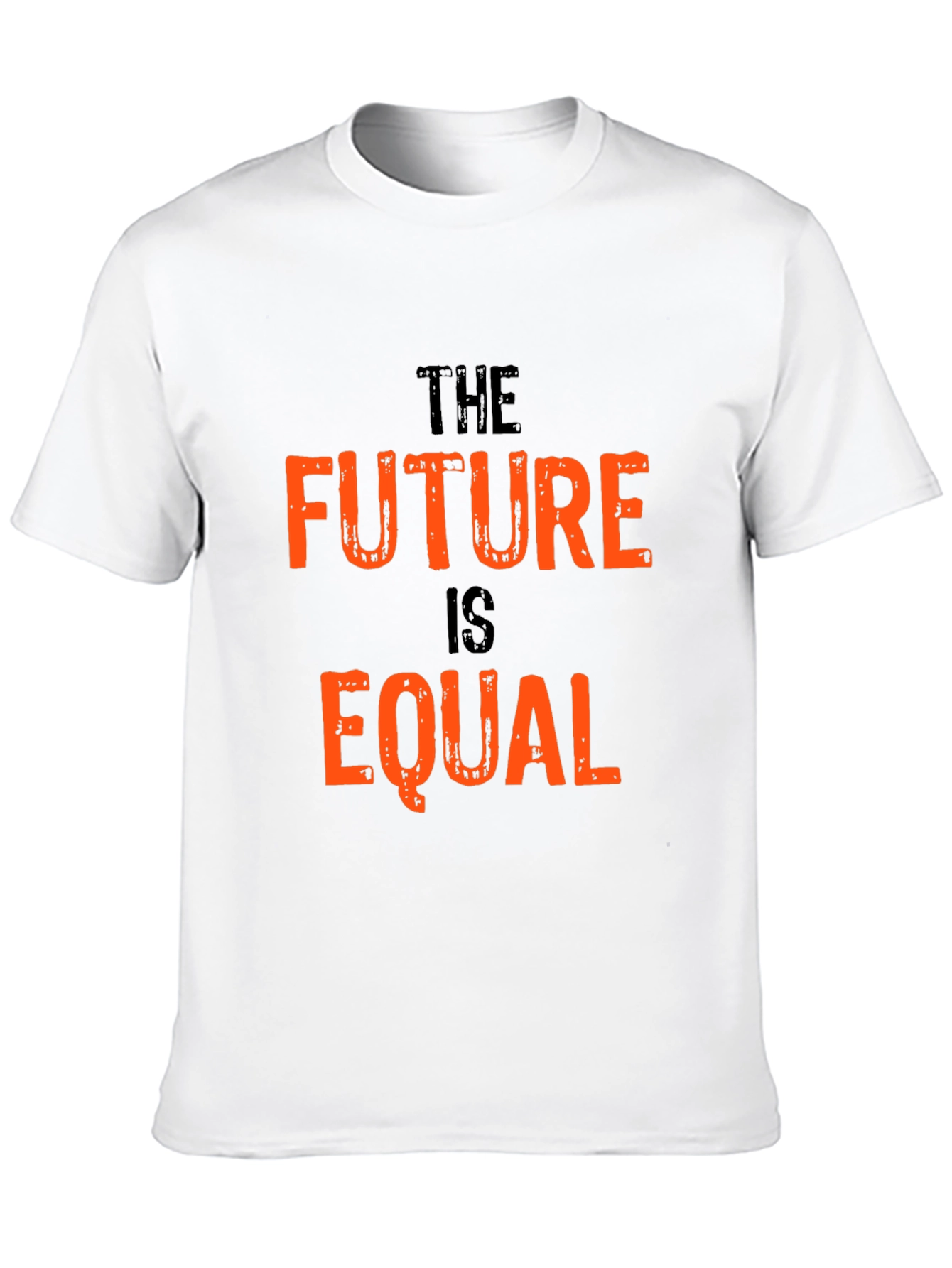 Black The Future Is Equal Black Graphic Tee view 10