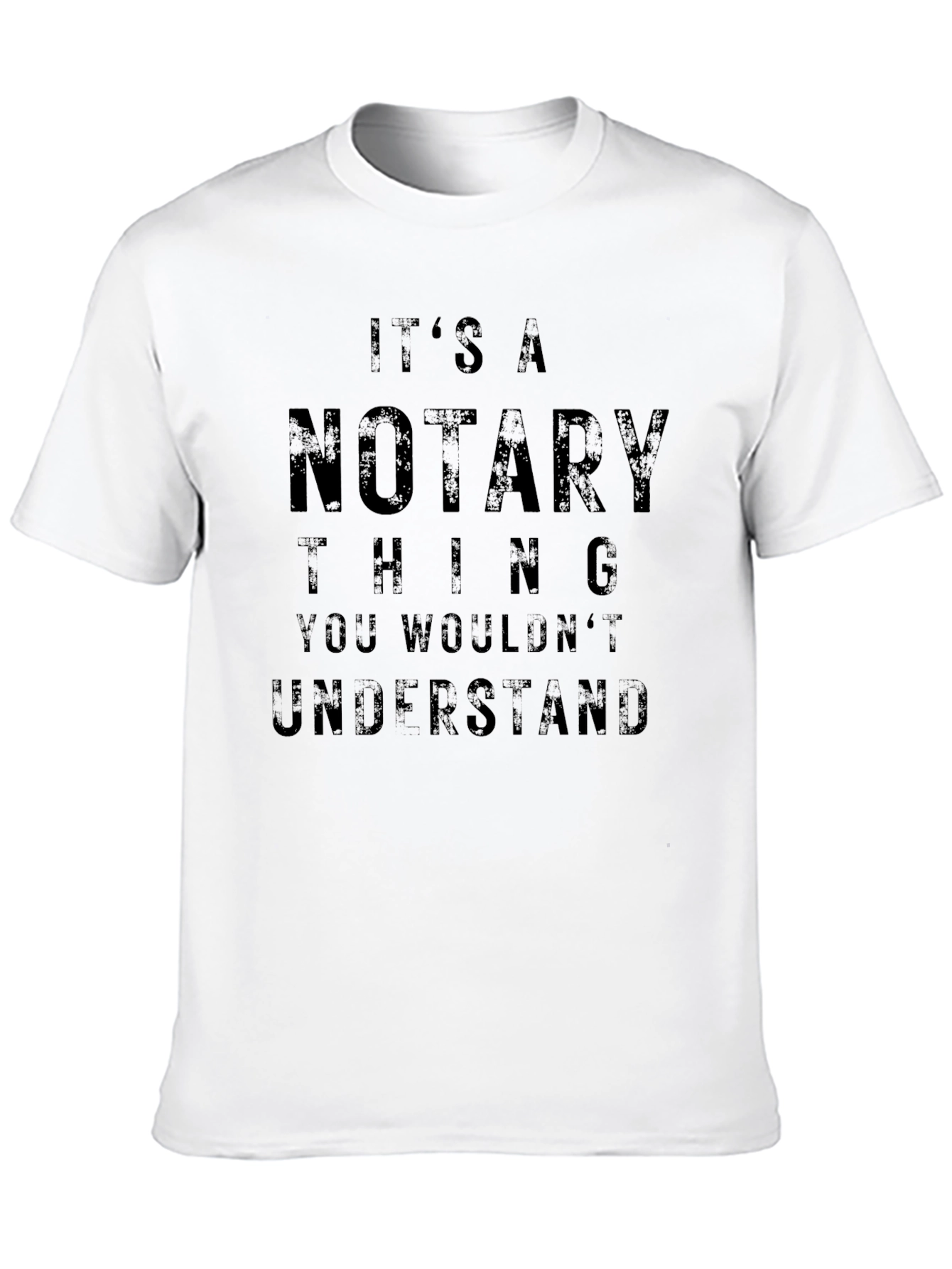 Black It's a Notary Thing T-Shirt view 10