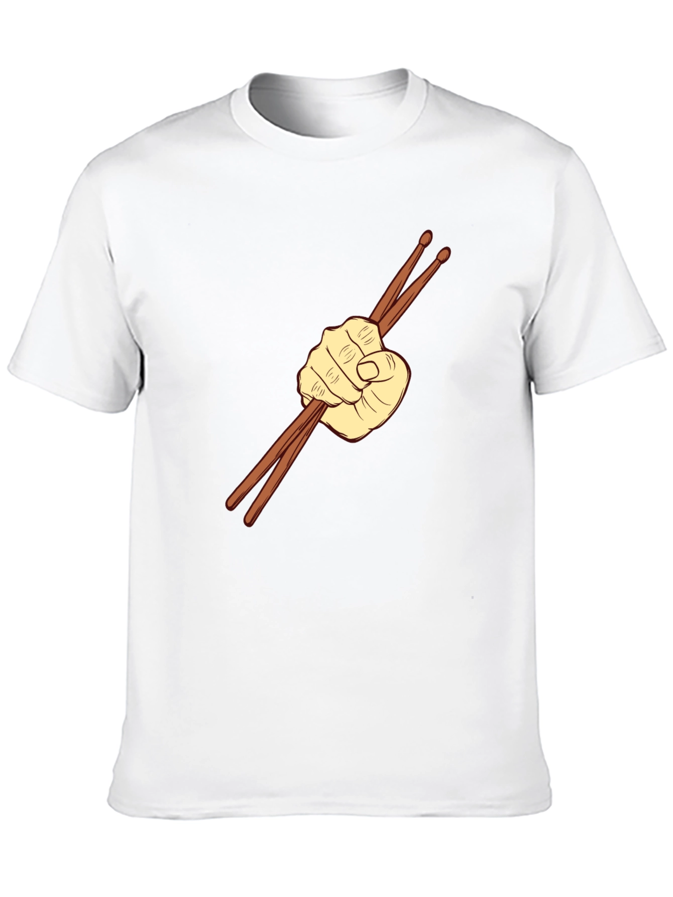 Black Drummer's Fist Graphic Tee - Black Cotton Comfort view 10