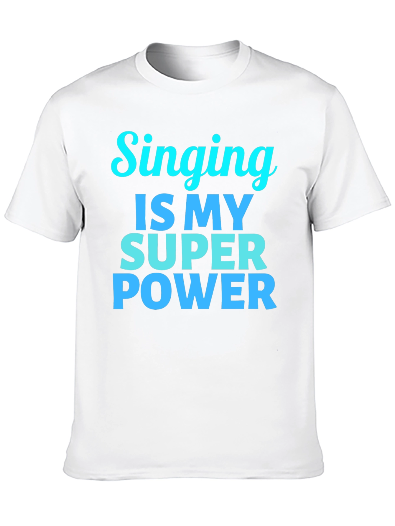 Black Singing is My Super Power Black T-Shirt view 10
