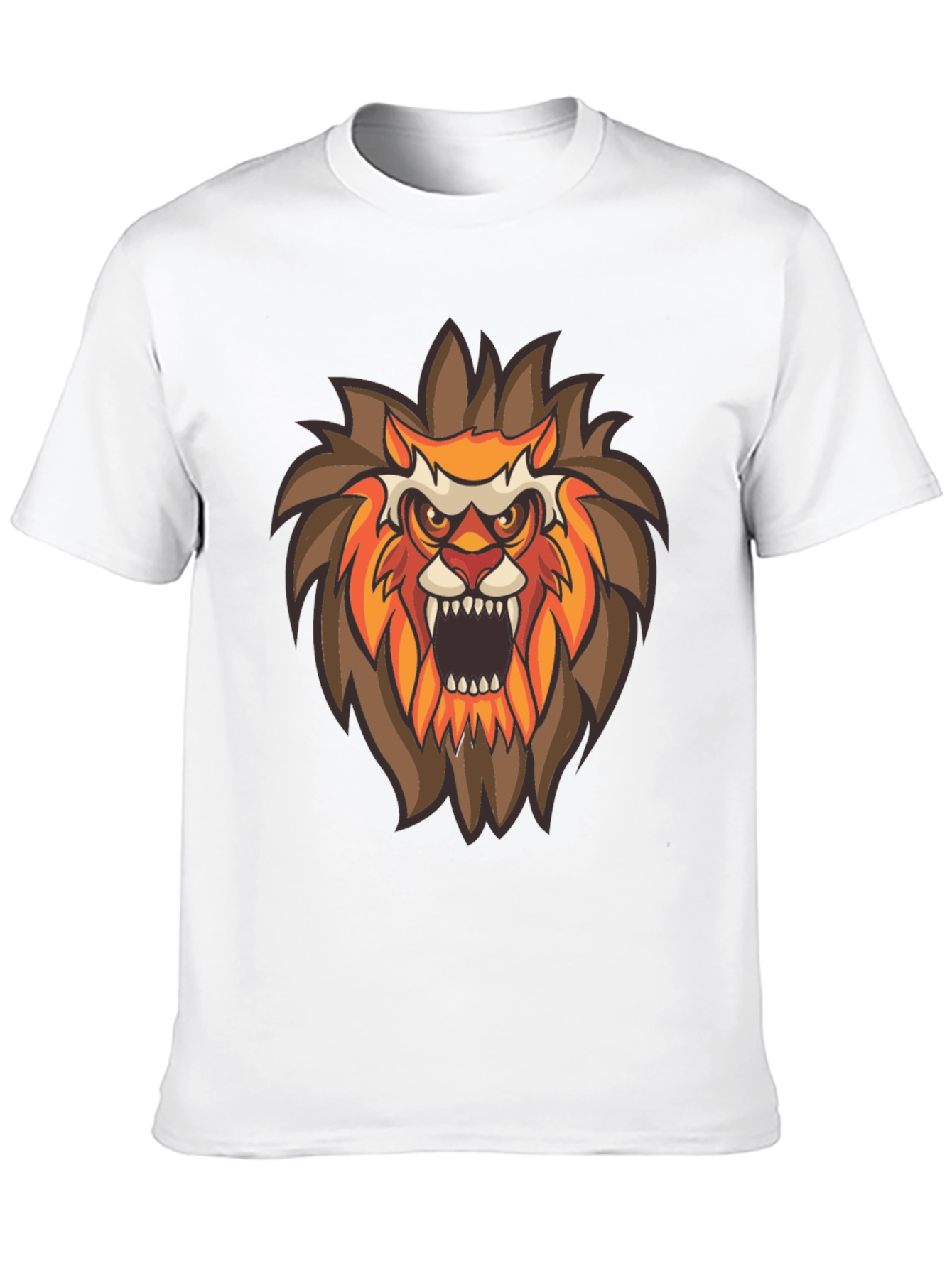 Black Lion Graphic T-Shirt - Fierce Animal Tee view 10