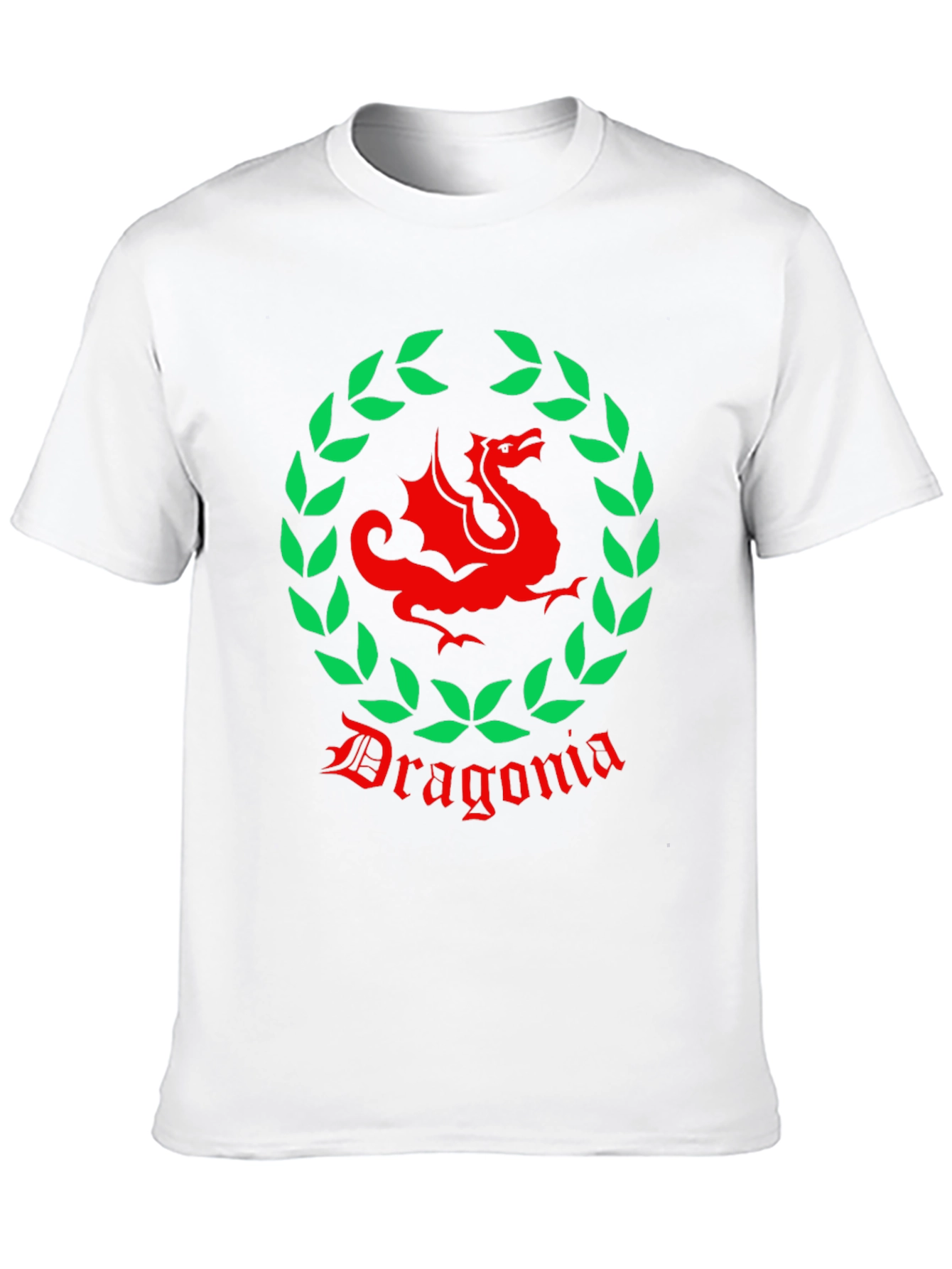 Black Dragonia T-Shirt - Dragon & Laurel Design view 10