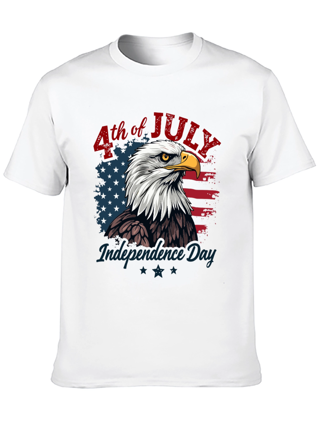 Black Patriotic Eagle T-Shirt - 4th of July Independence Day view 10