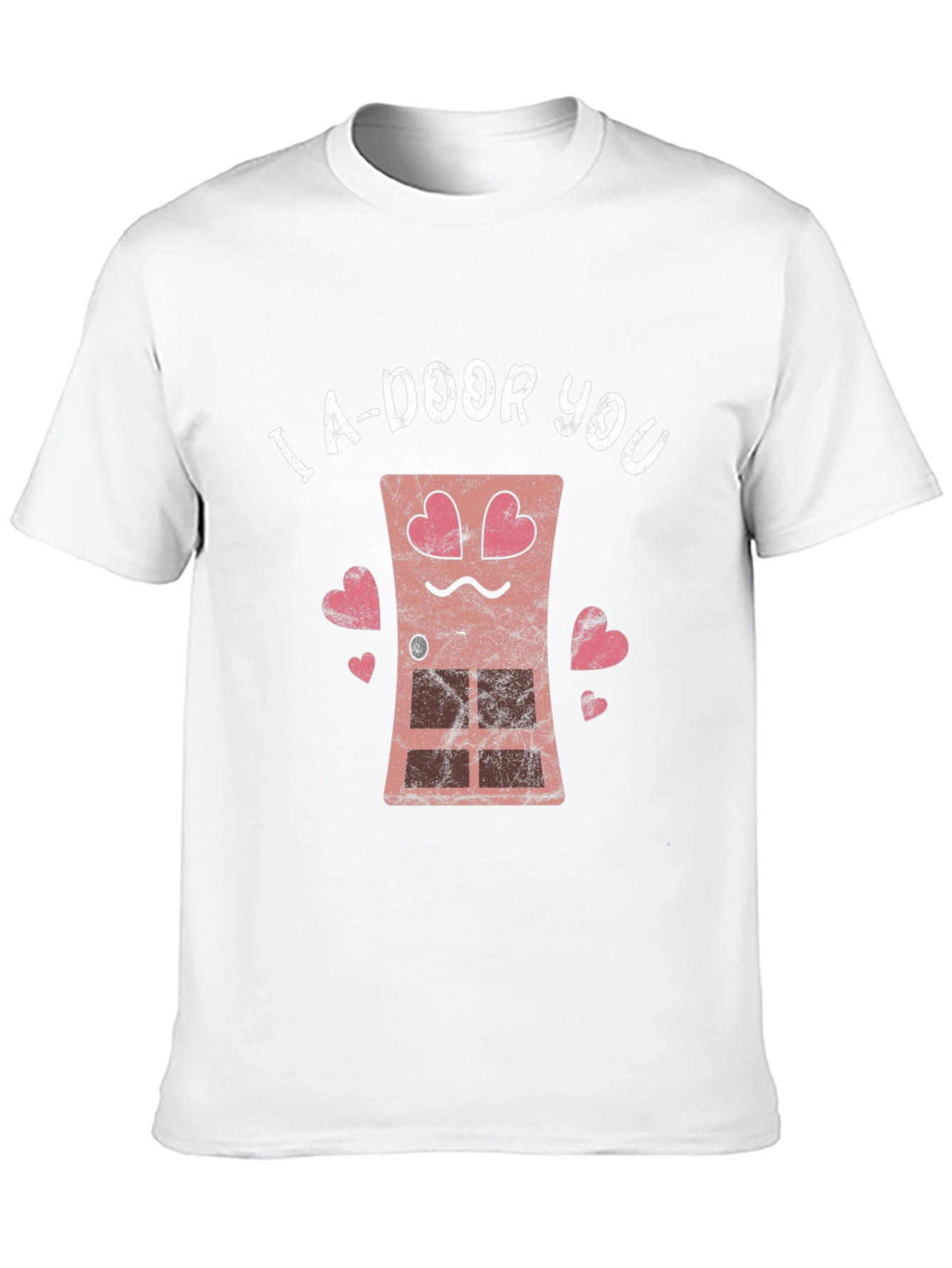 Black I A-Door You T-Shirt - Funny Valentine's Day Tee view 10