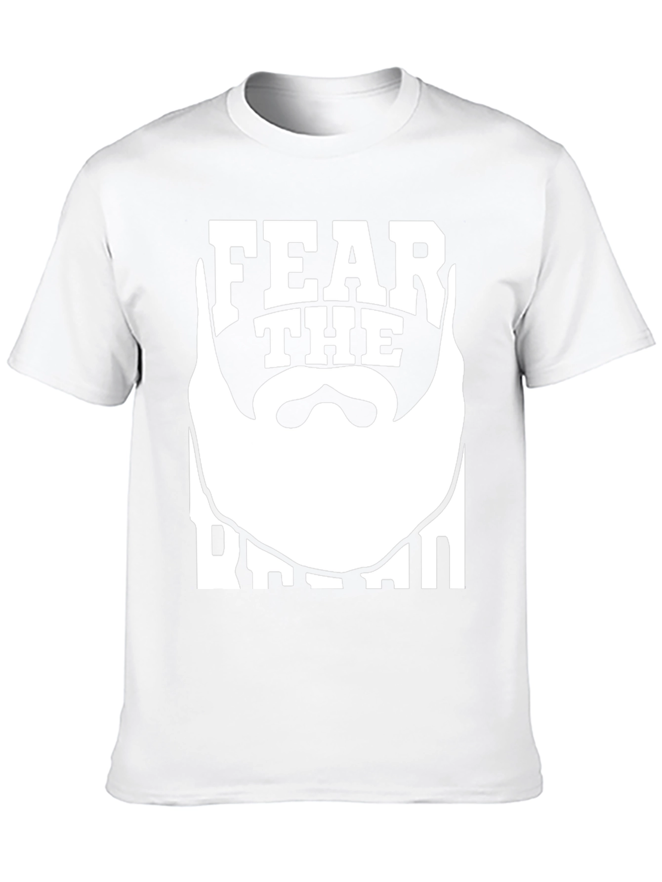 Black Fear The Beard T-Shirt - Black Graphic Tee view 10