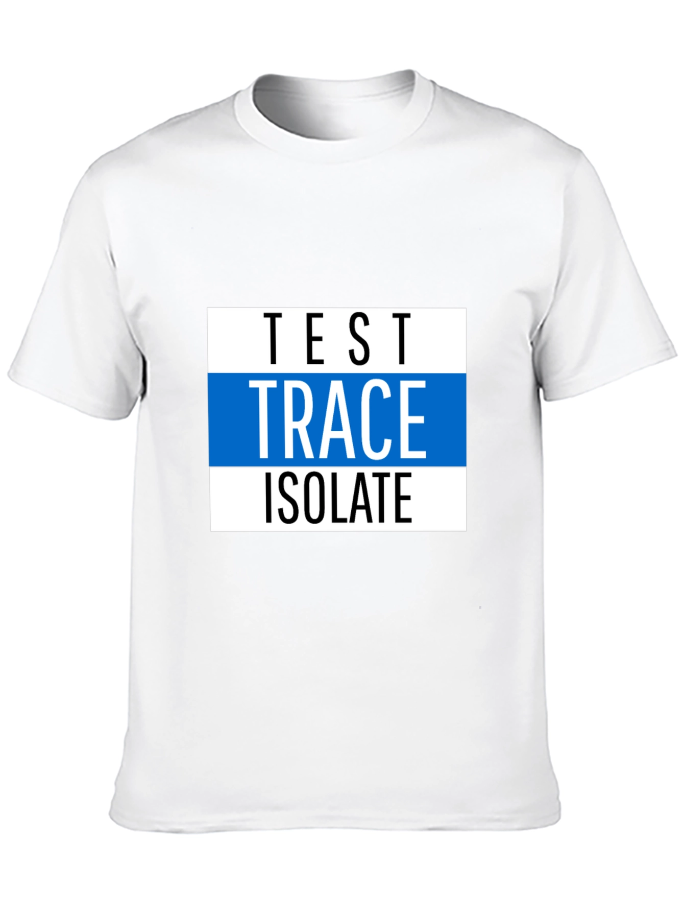 Black Test Trace Isolate Graphic Tee view 10