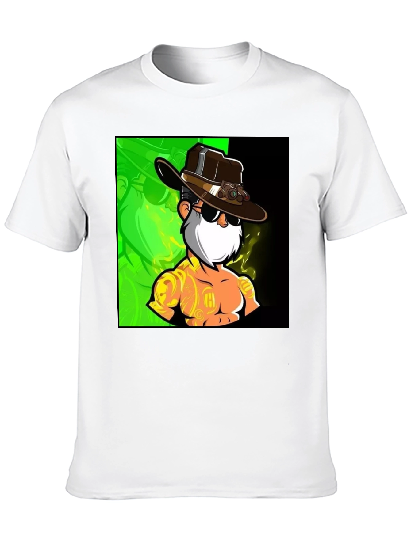 Black Cartoon Character Black T-Shirt view 10