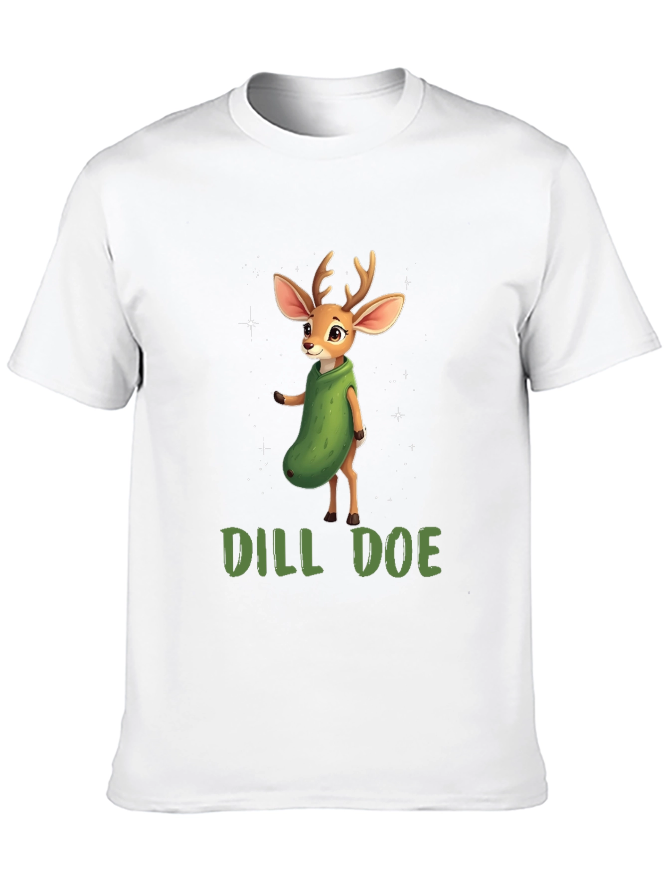 Black Dill Doe Deer Graphic T-Shirt view 10