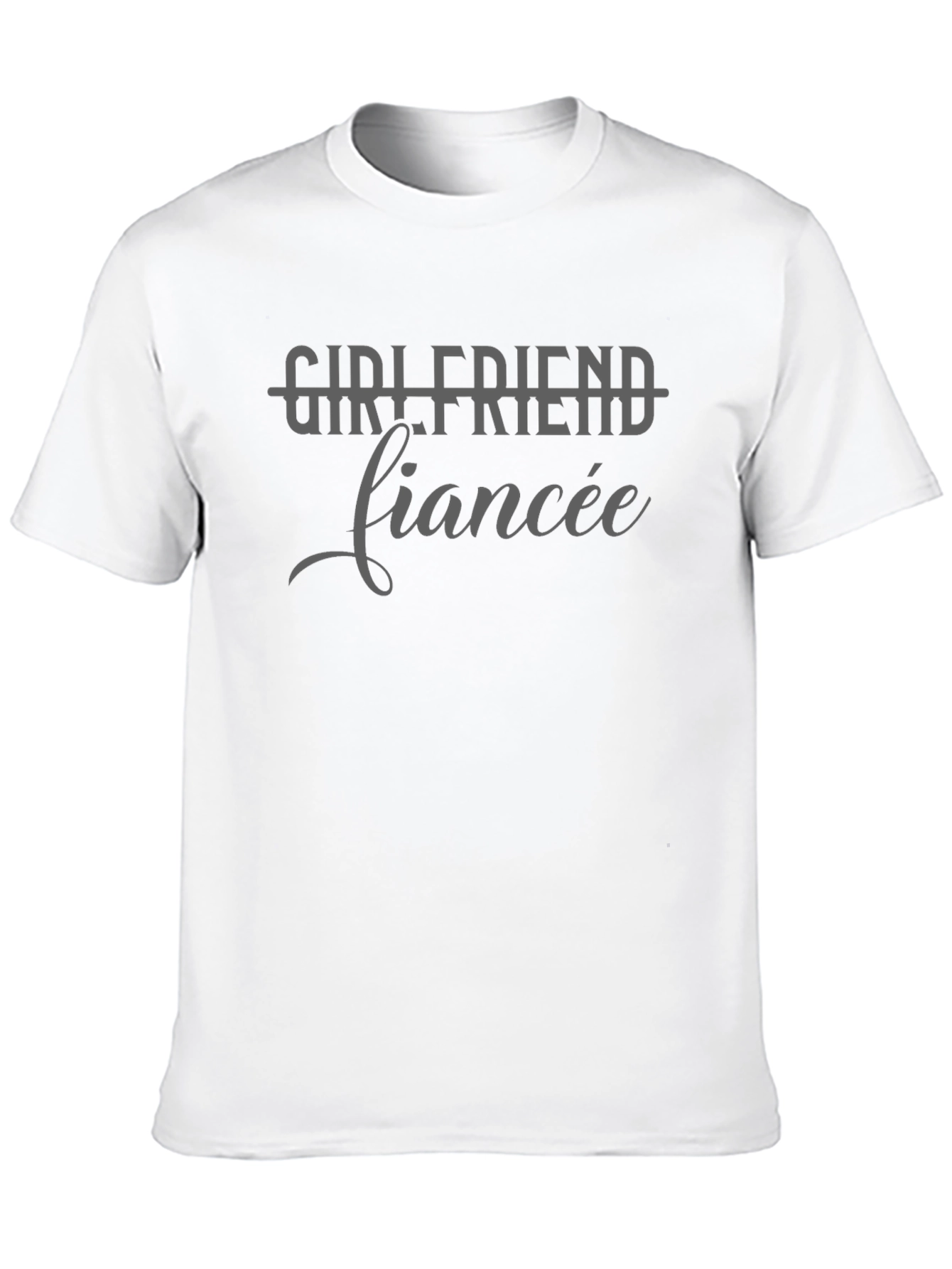 Black Fiancée T-Shirt - Celebrate Your Engagement view 10