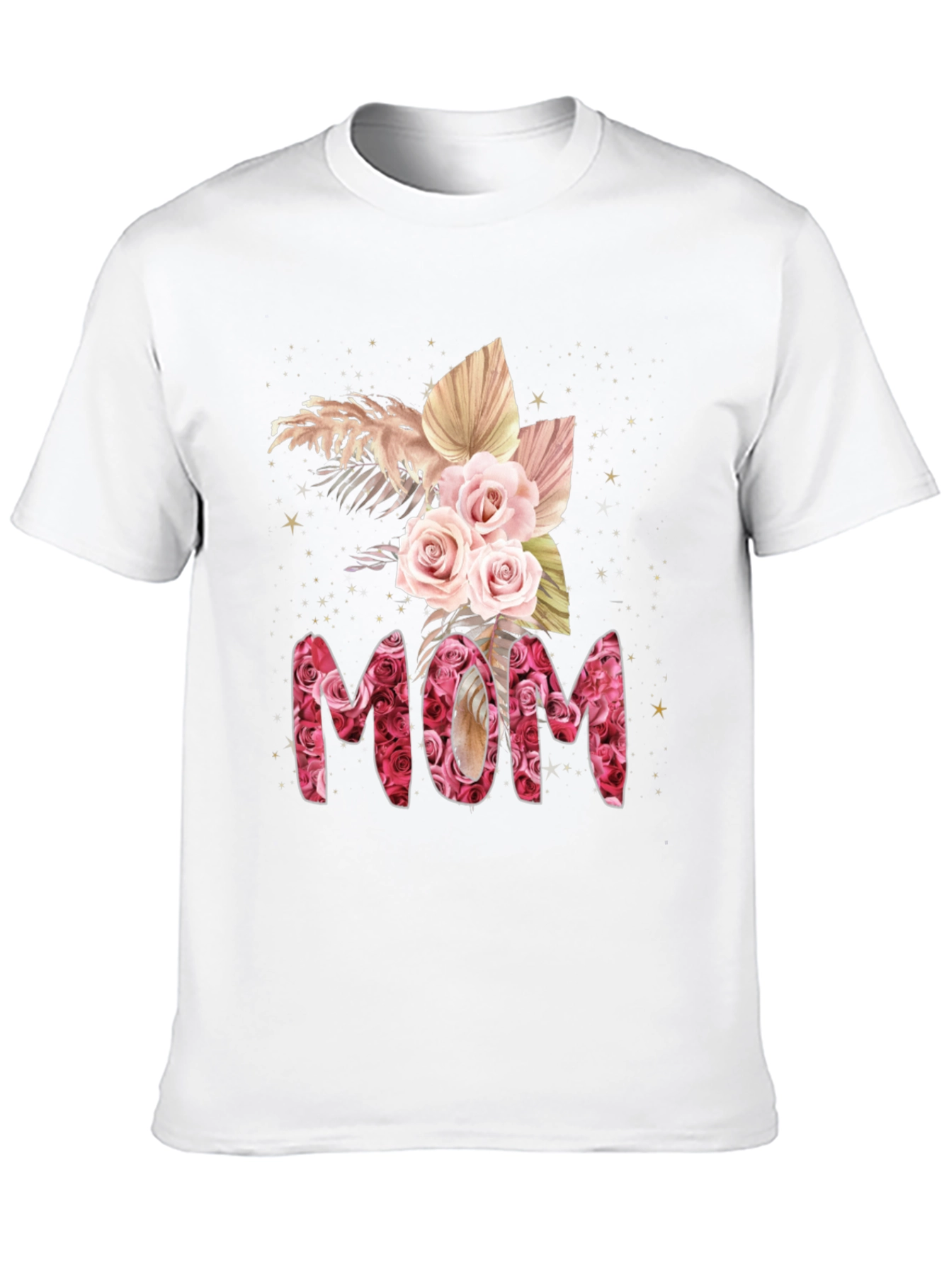 Black Floral MOM T-Shirt view 10