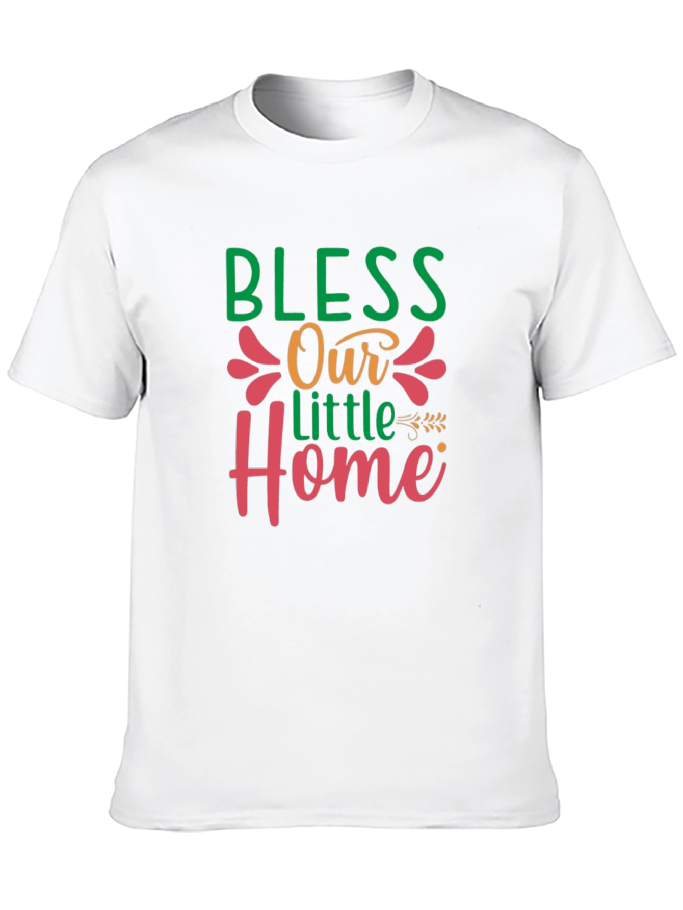 Black Bless Our Little Home Graphic T-Shirt view 10