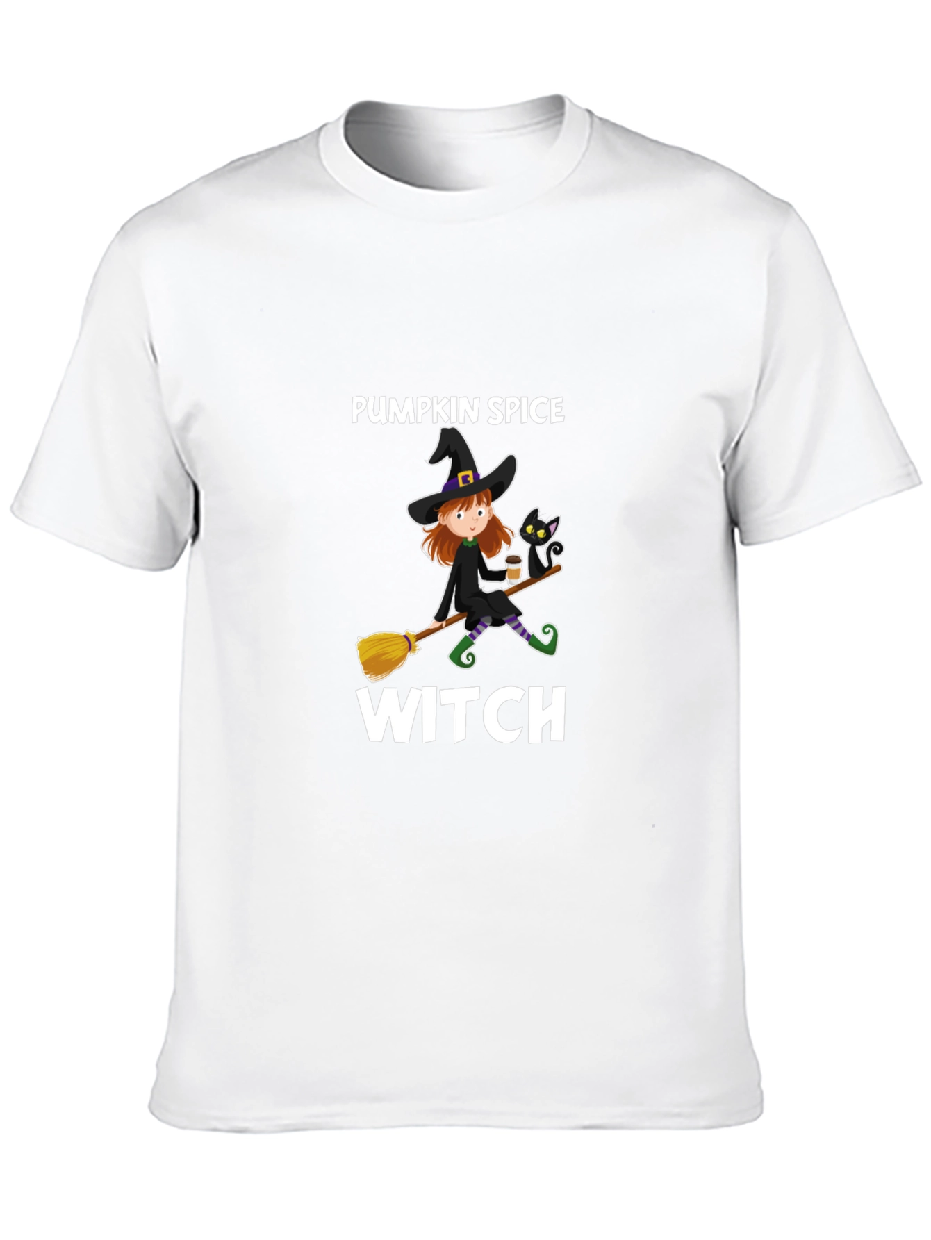 Black Pumpkin Spice Witch T-Shirt view 10