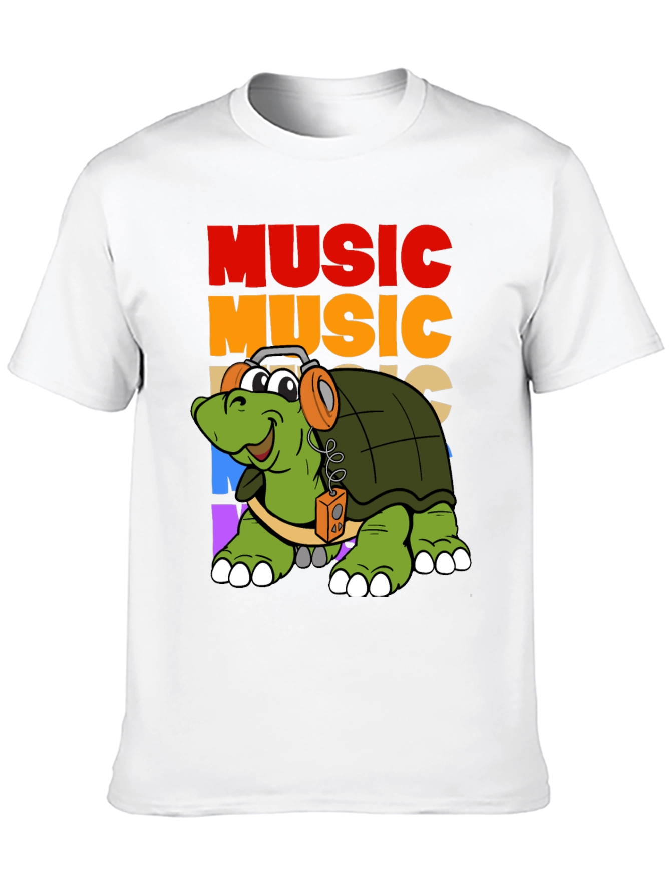 Black Music Turtle Graphic T-Shirt view 10