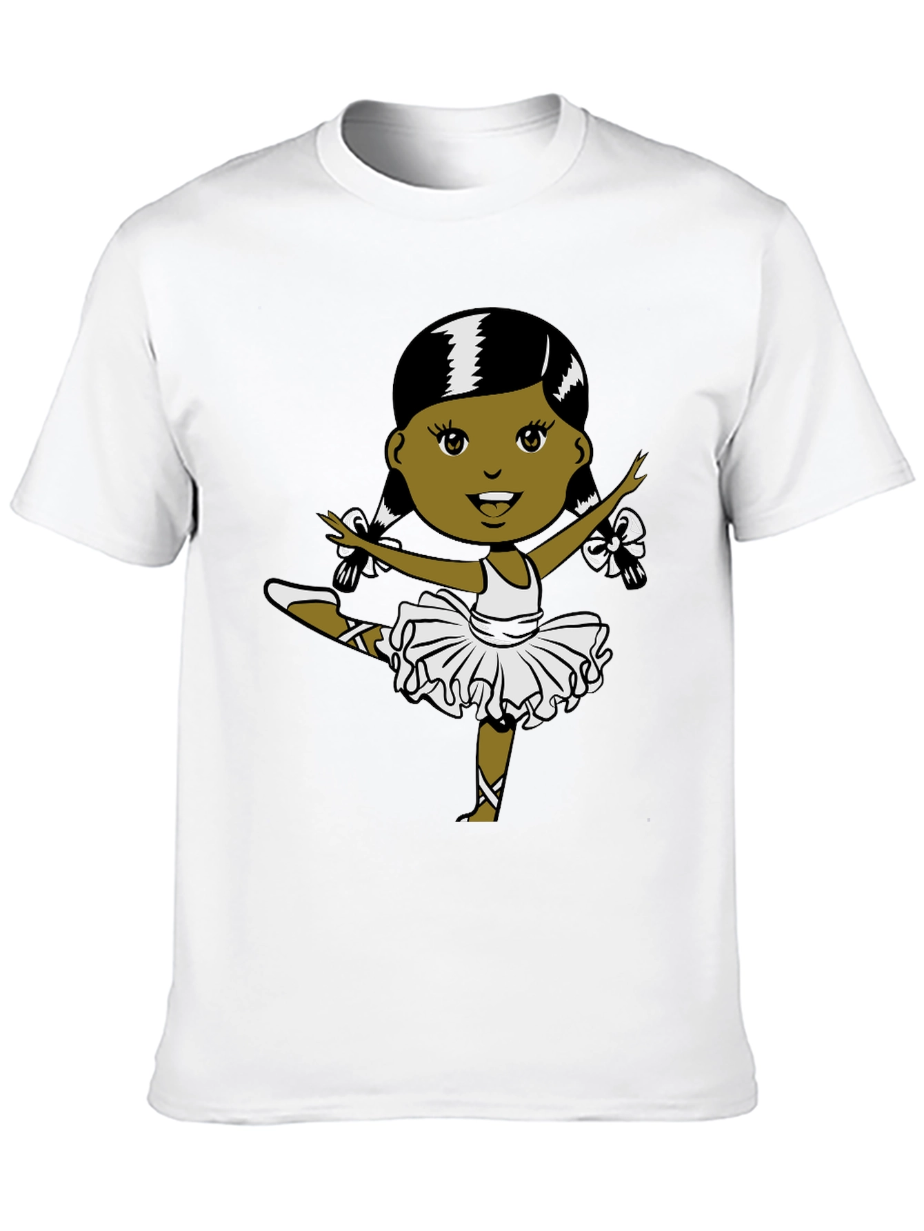 Ballerina Graphic T-Shirt - Black - 10