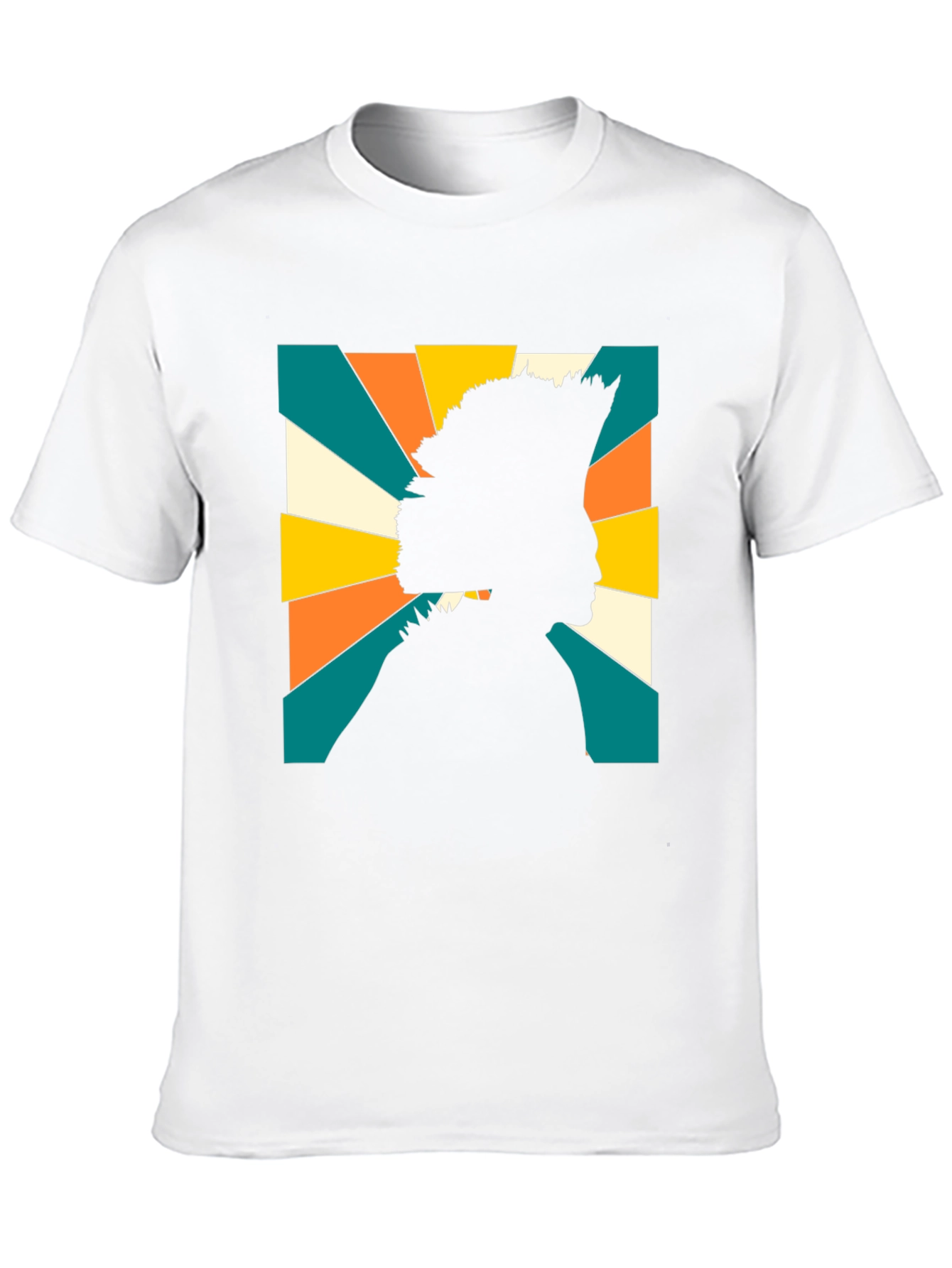 Black Retro Silhouette Graphic T-Shirt view 10