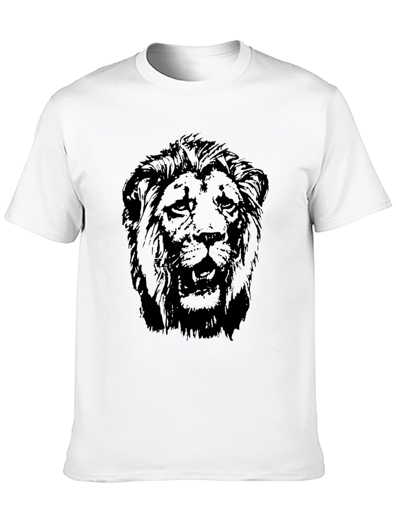 Black Black Lion Graphic Tee - Fierce Style view 10
