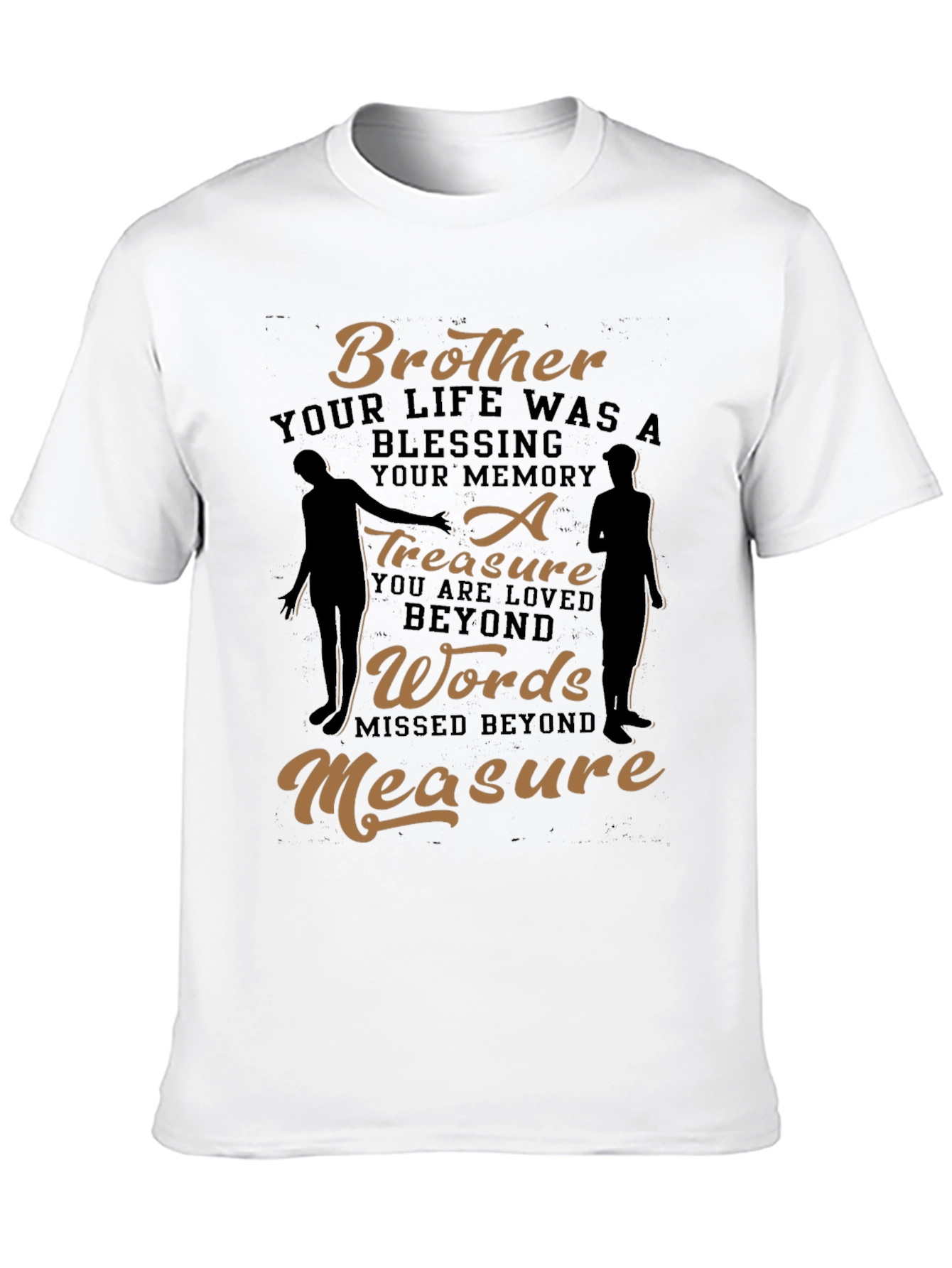 Black Brother Memorial T-Shirt: A Treasure Beyond Words view 10