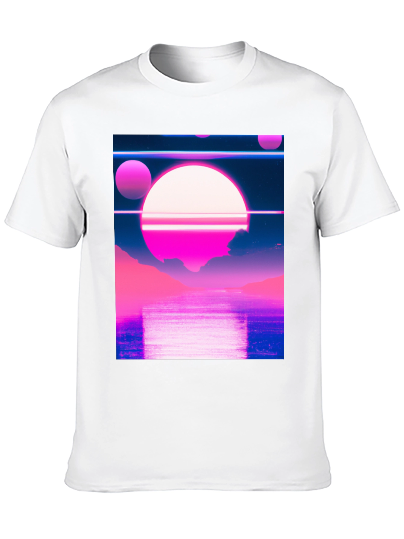 Black Vaporwave Aesthetic Graphic Tee view 10