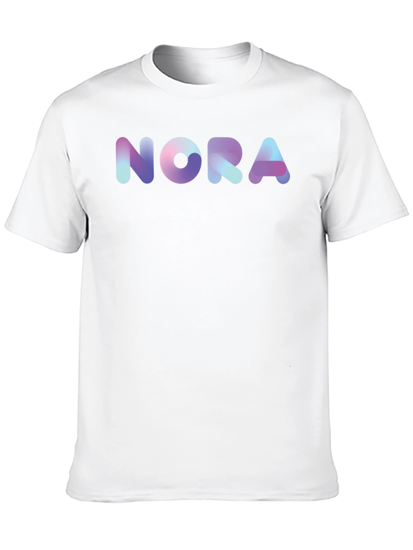 Nora Gradient Graphic Black T-Shirt - 10