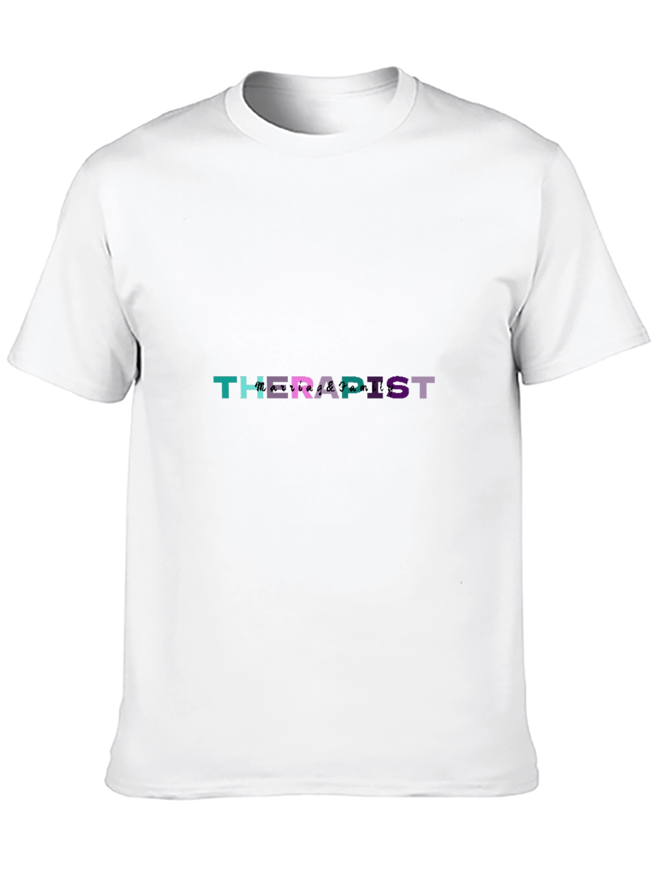 Black Therapist Graphic Tee - Trendy Comfort view 10