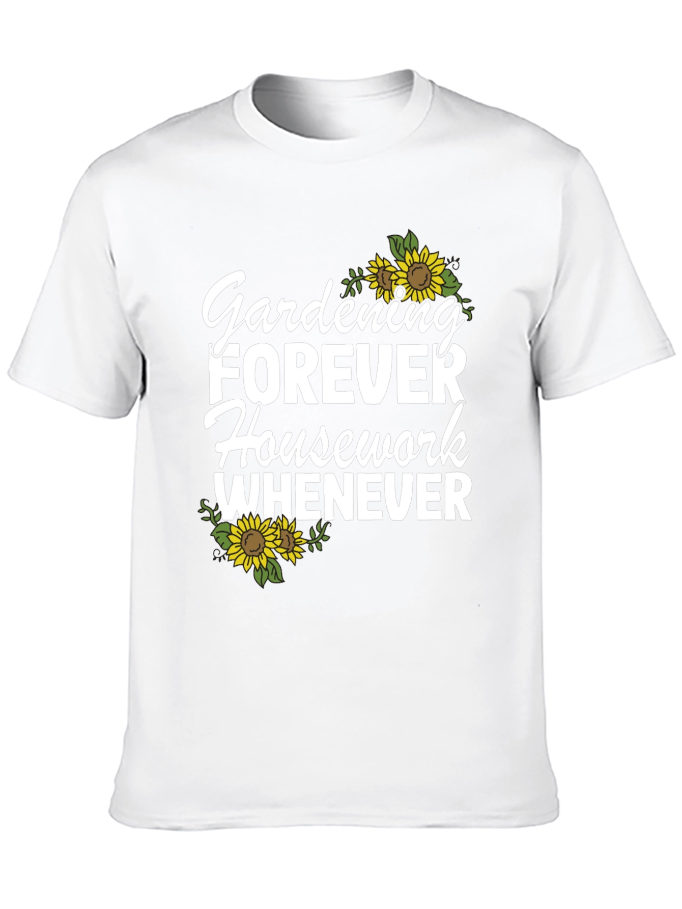 Black Gardening Forever T-Shirt view 10