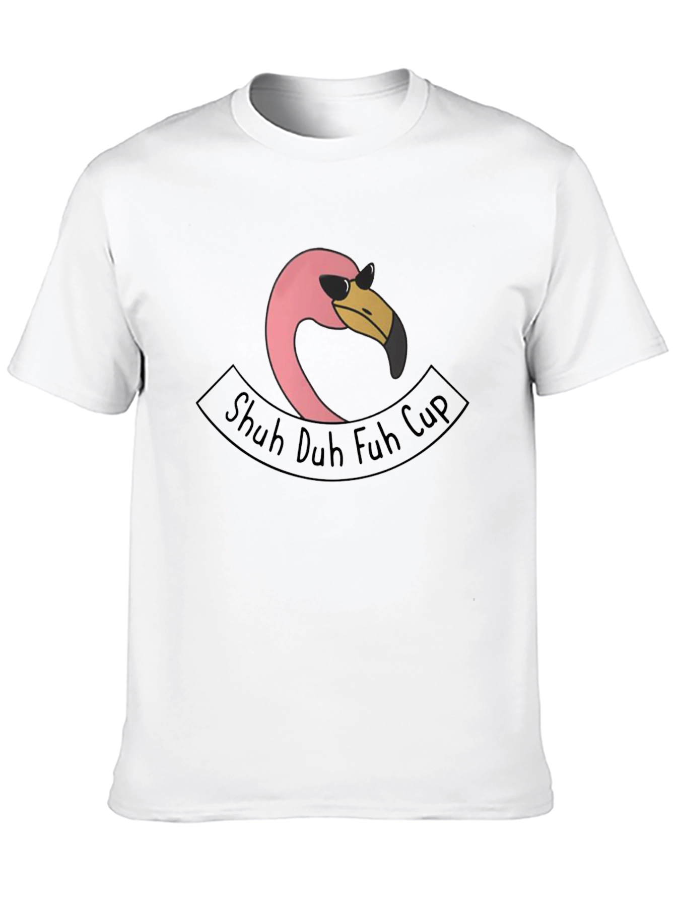 Black Shuh Duh Fuh Cup Flamingo T-Shirt view 10