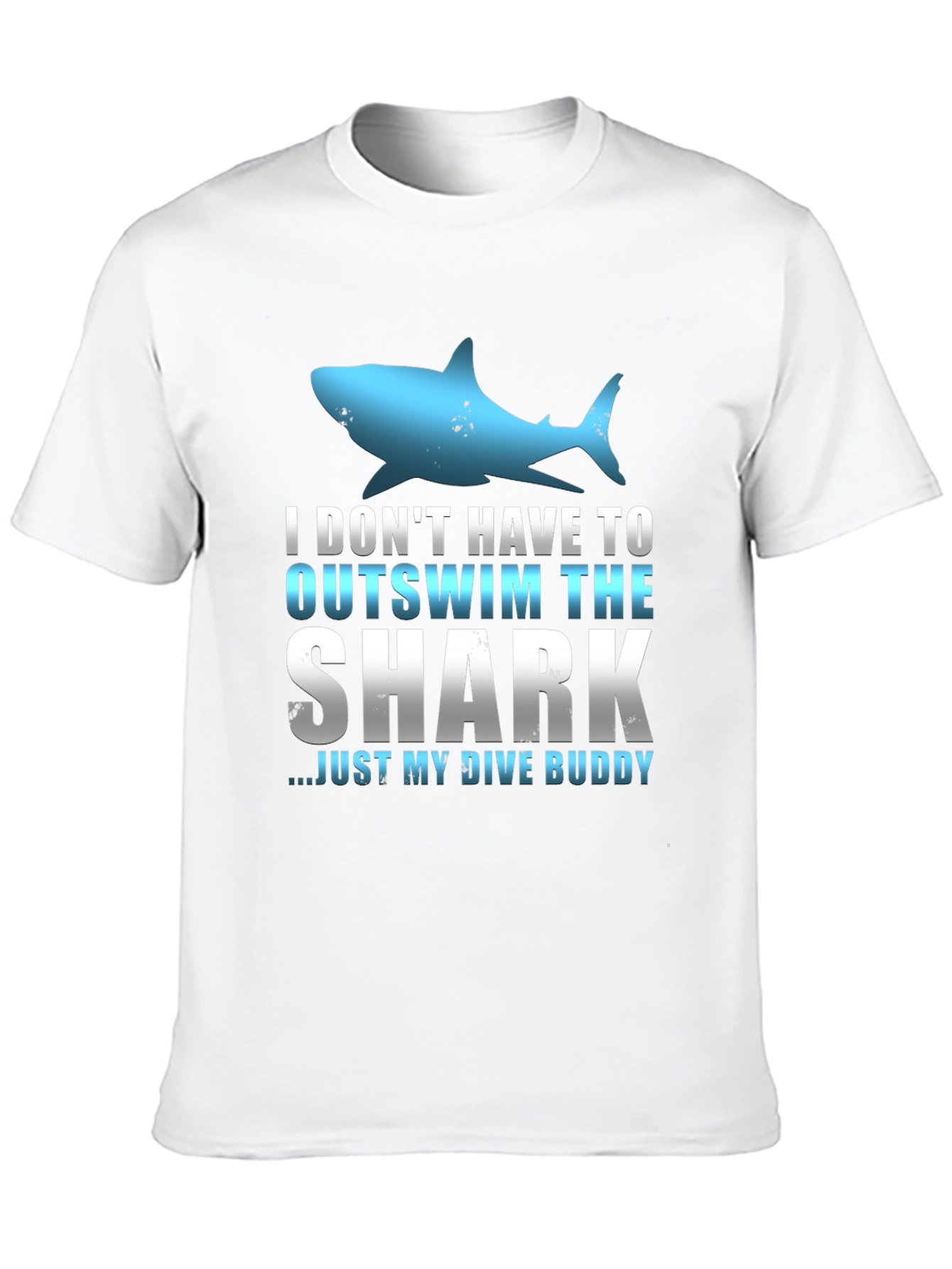 Black Shark Dive Buddy Graphic T-Shirt view 10