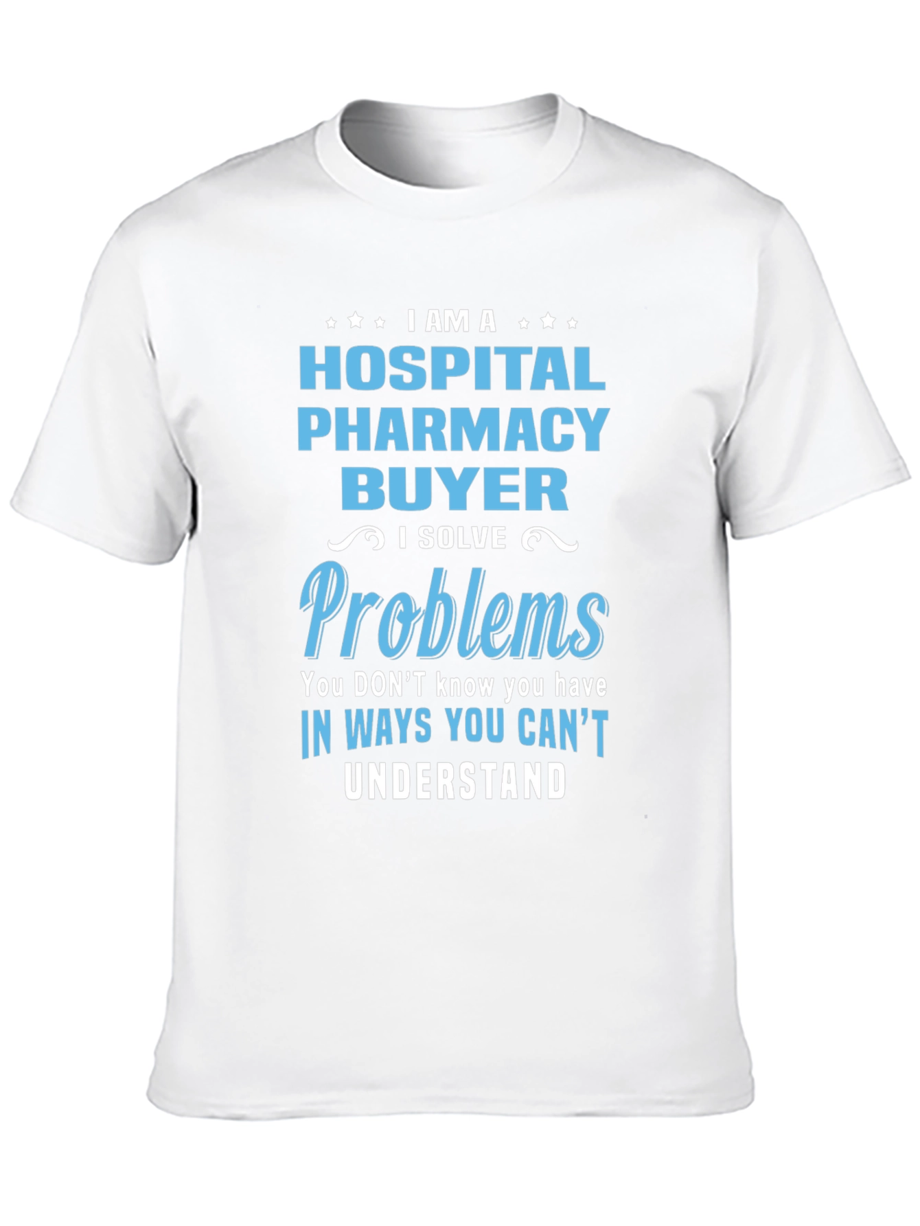 Black Hospital Pharmacy Buyer Graphic T-Shirt view 10