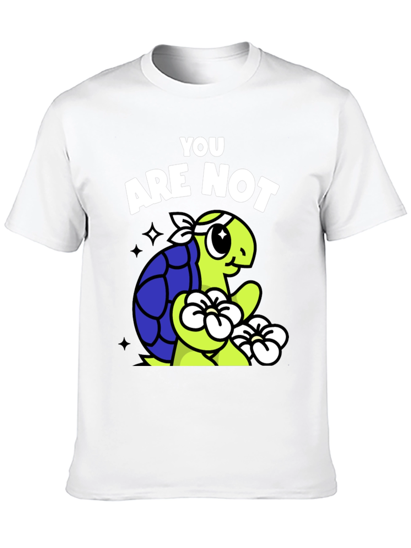 Black You Are Not Ninja Turtle T-Shirt - Funny Cartoon Tee view 10