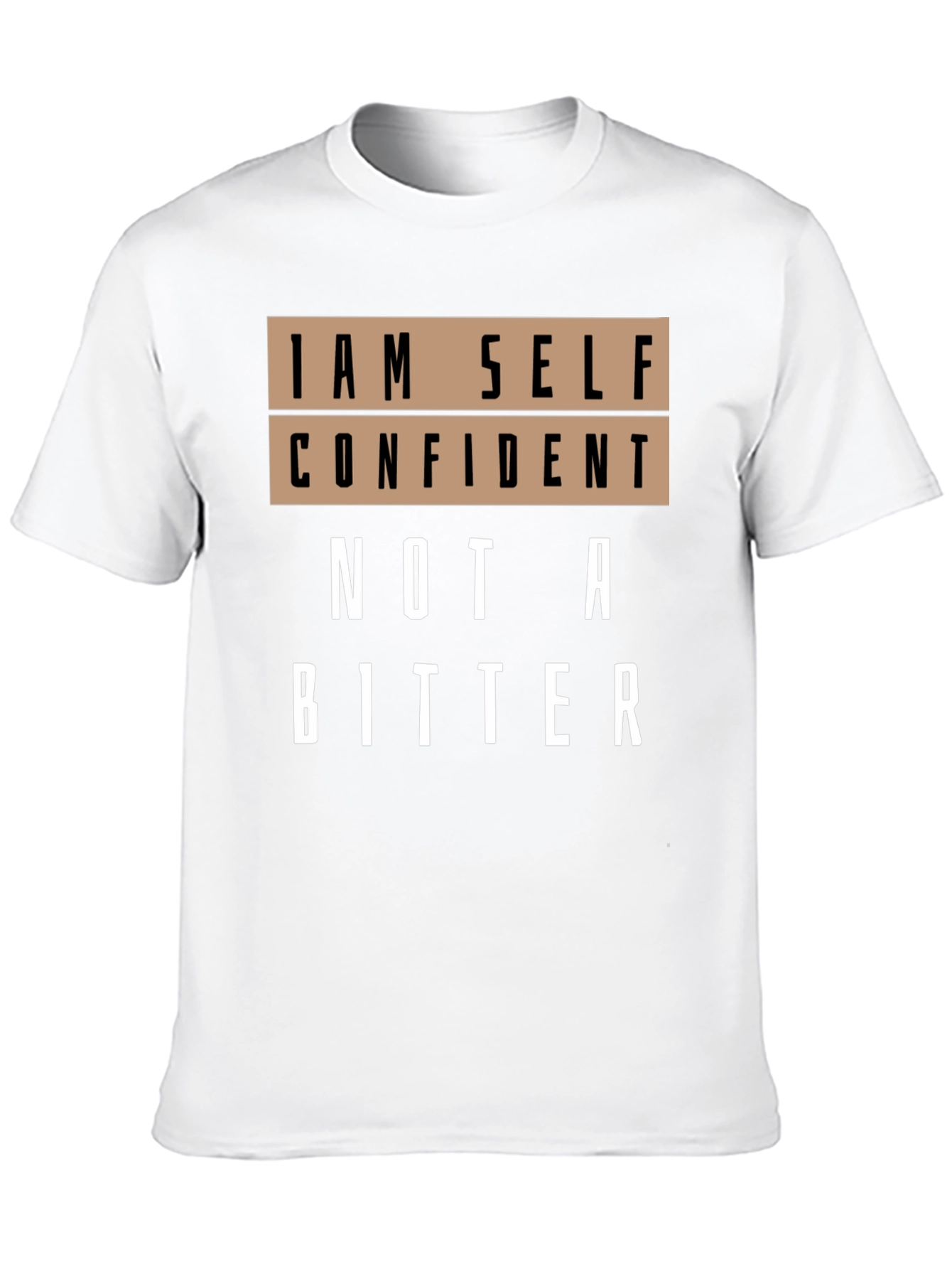 Black Self Confident Graphic T-Shirt - Black view 10