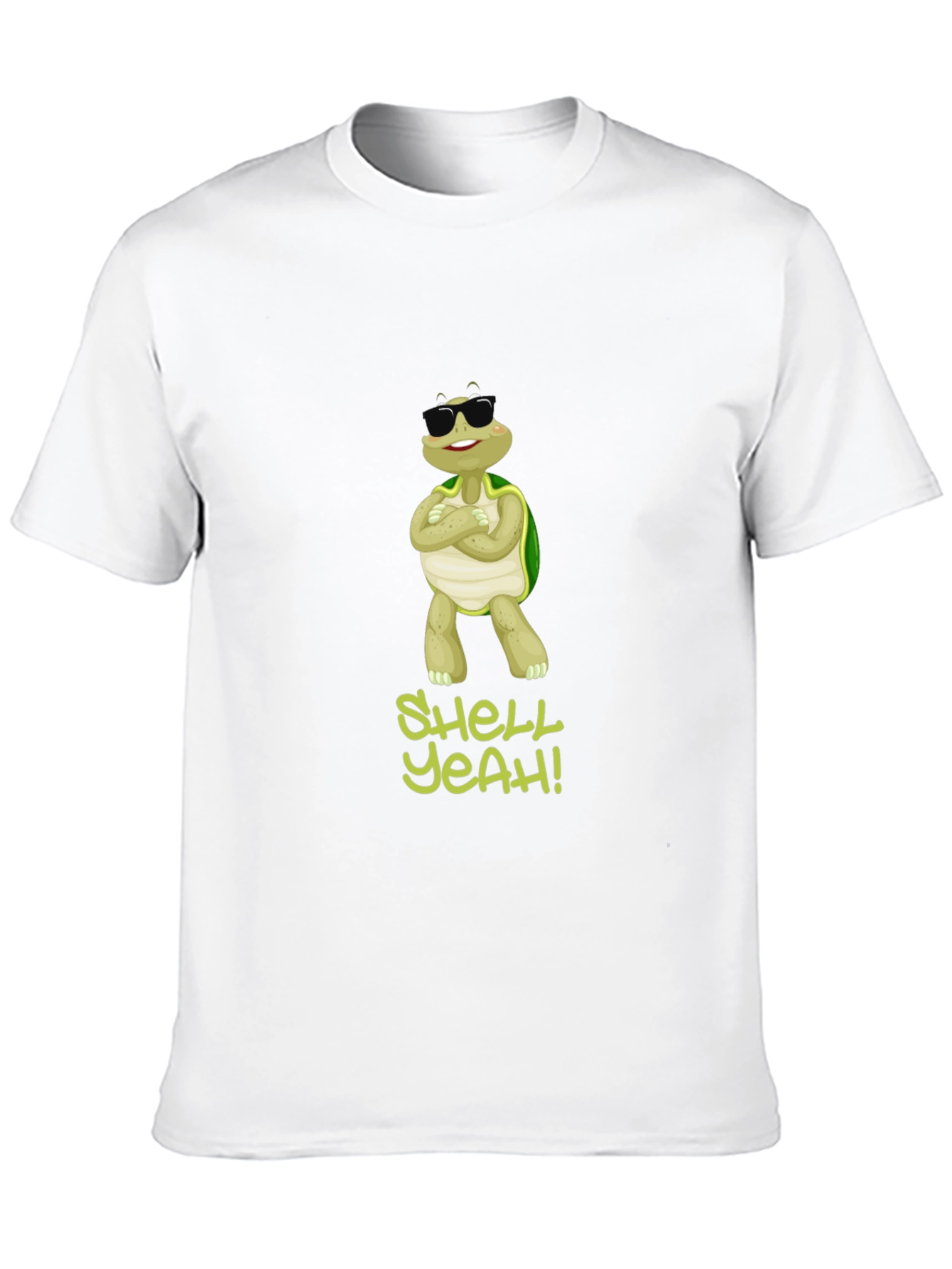 Black Shell Yeah! Turtle Graphic Tee - Cool and Comfy view 10