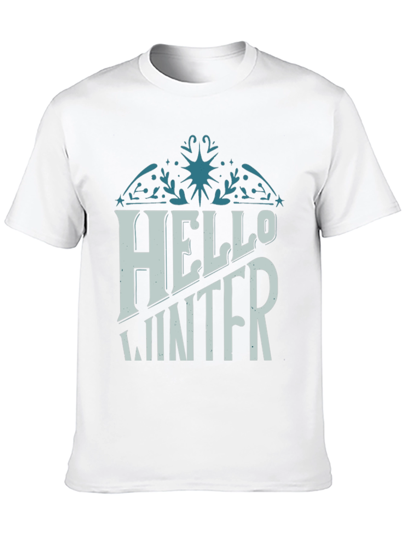 Black Hello Winter Graphic Tee view 10