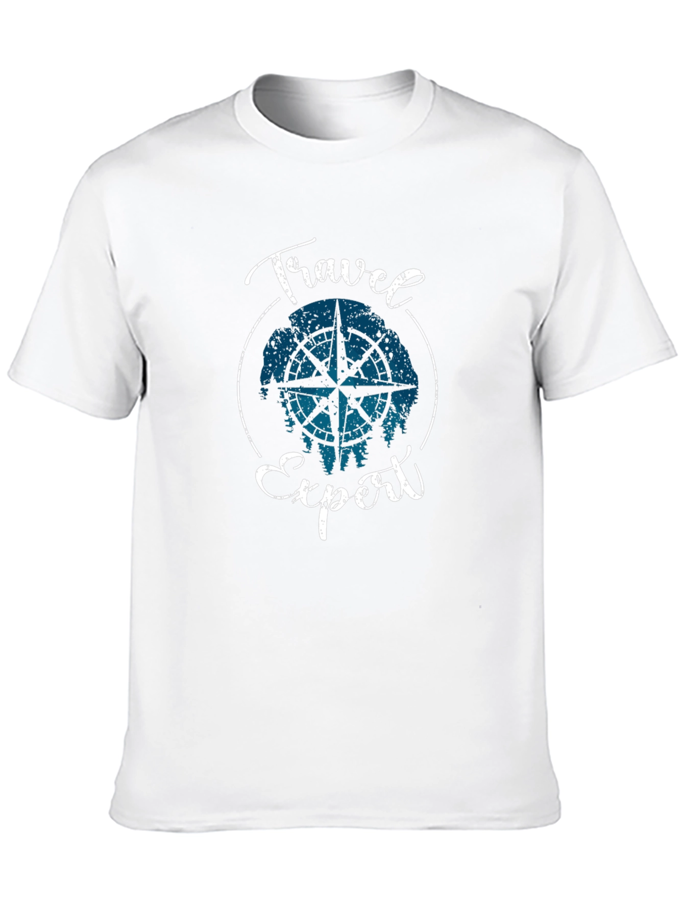 Black Travel Expert Graphic Tee - Black view 10