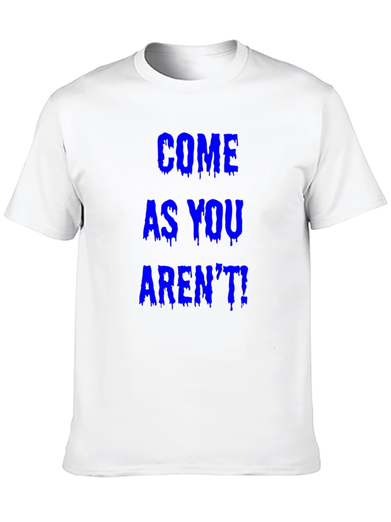 Black Come As You Aren't! Graphic Tee view 10