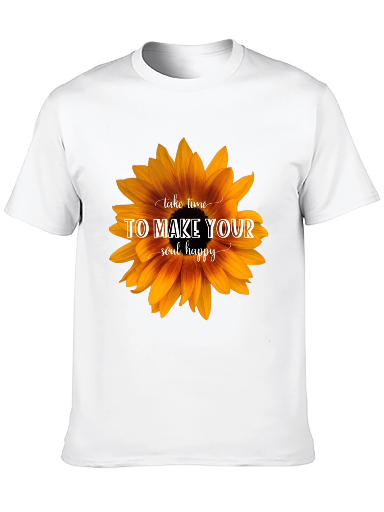 Black Sunflower Soul Happy Graphic Tee view 10