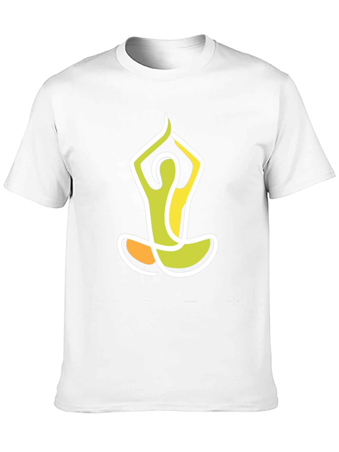Black Yoga Pose Graphic Tee - Unisex Black T-Shirt view 10