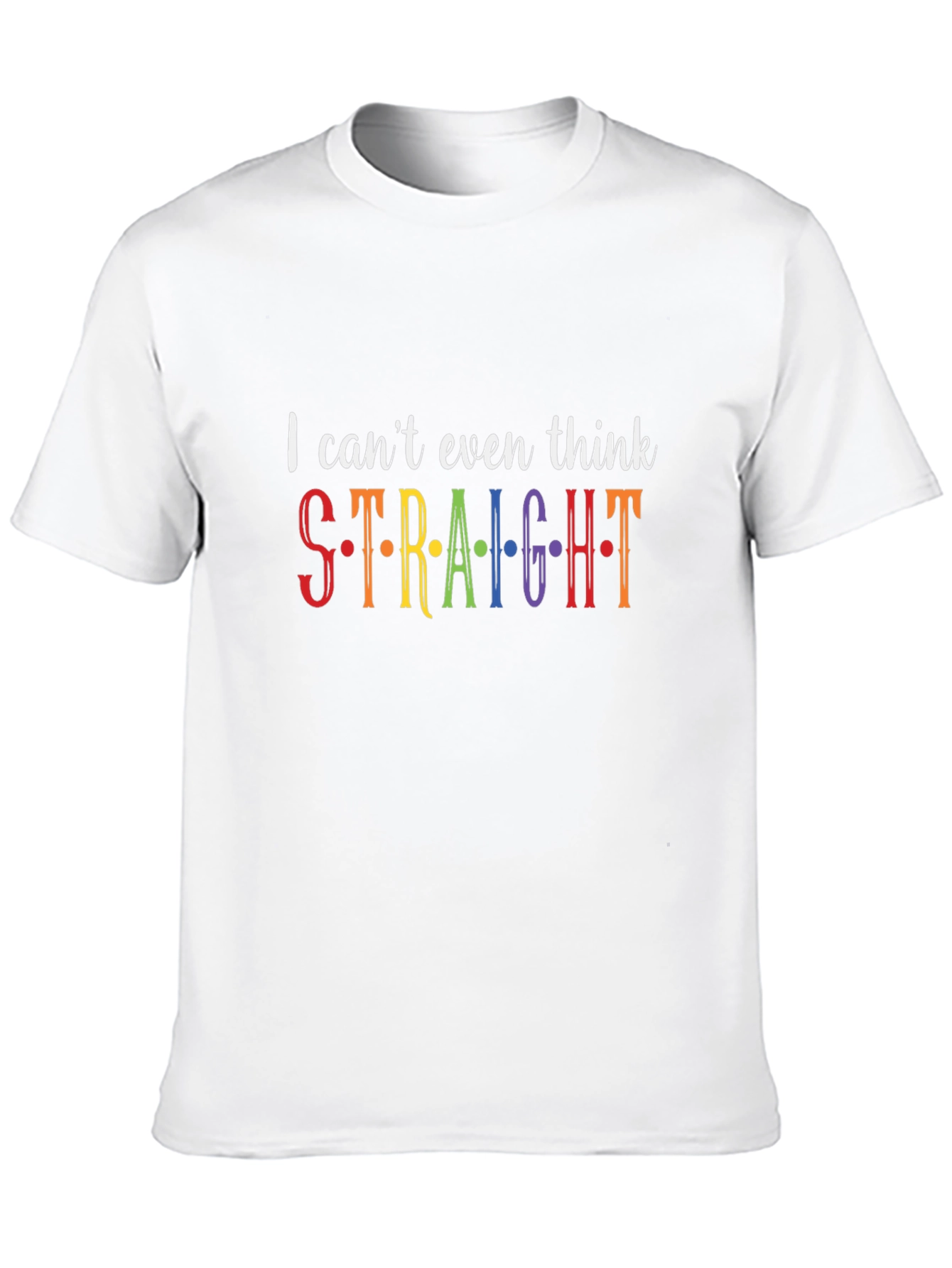 Black I Can't Even Think Straight T-Shirt view 10