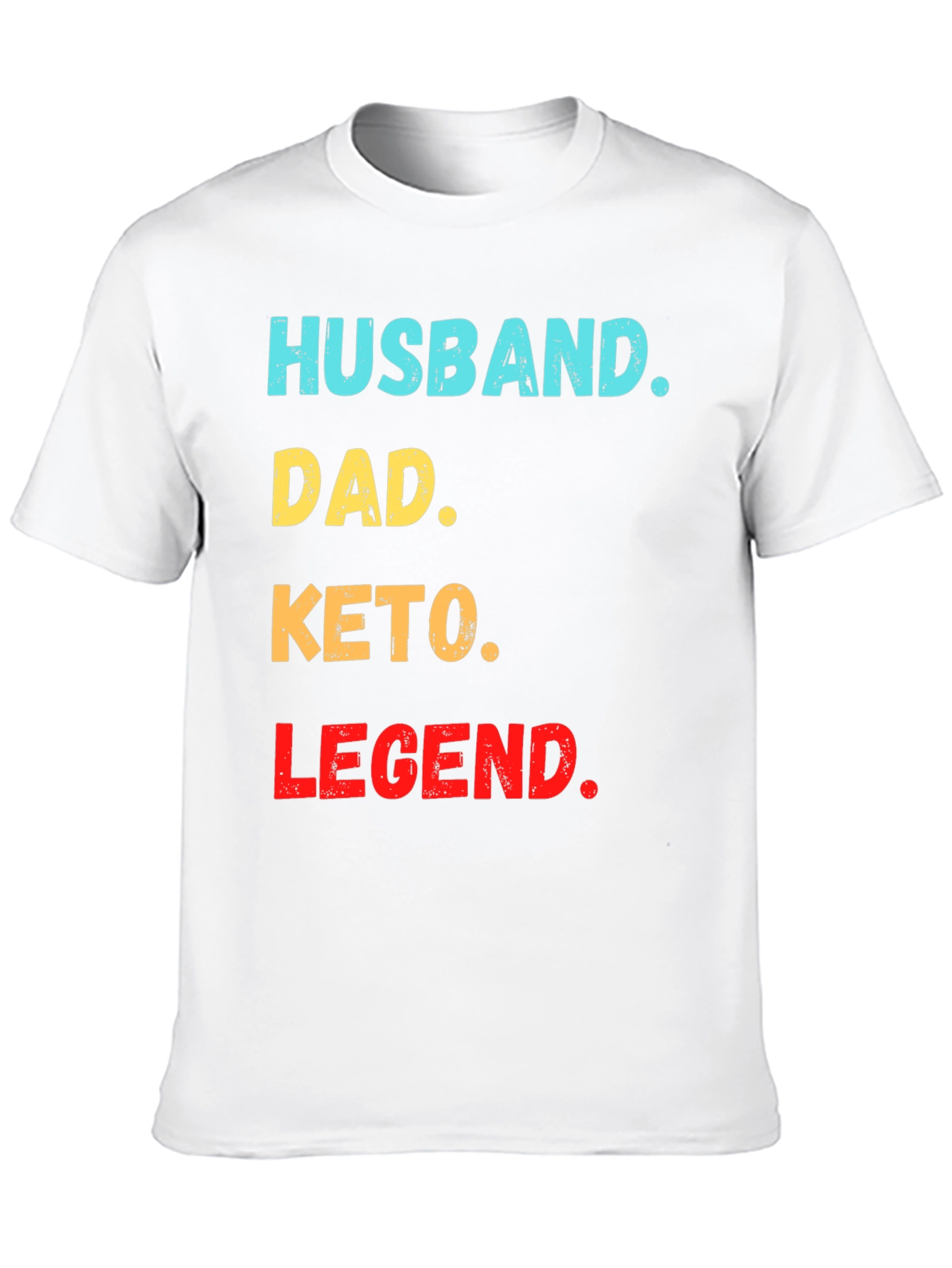 Black Husband Dad Keto Legend T-Shirt view 10