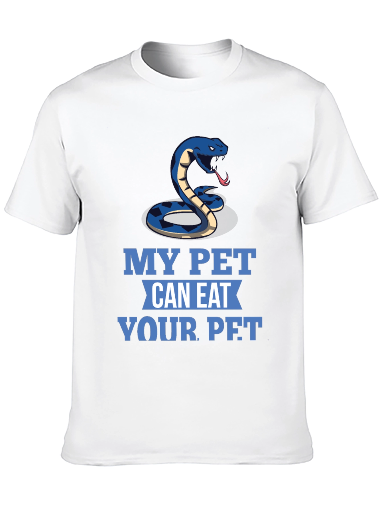 Black My Pet Can Eat Your Pet Snake T-Shirt view 10