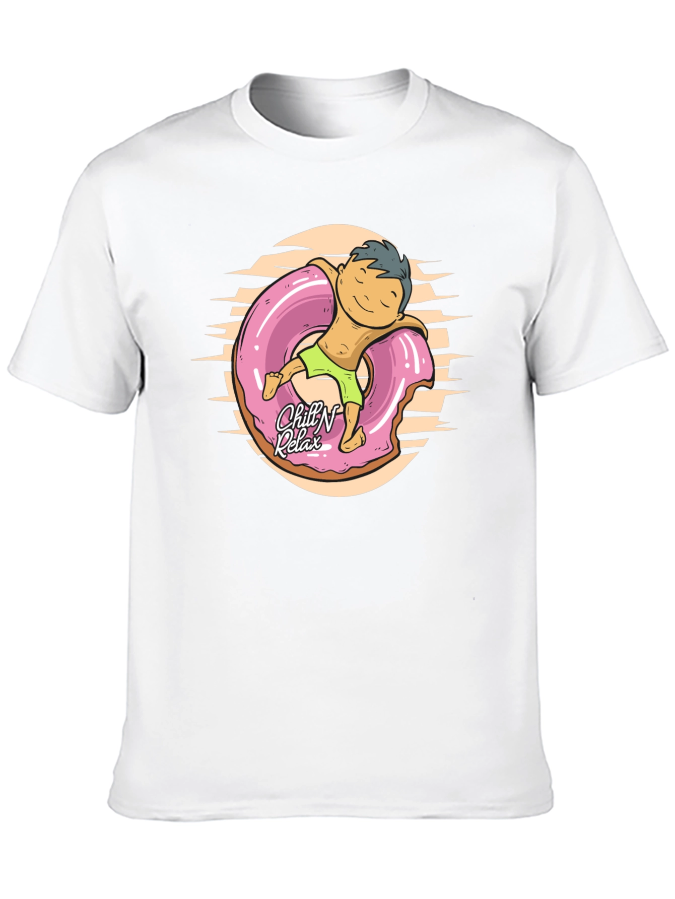 Black Chill N Relax Donut T-Shirt view 10