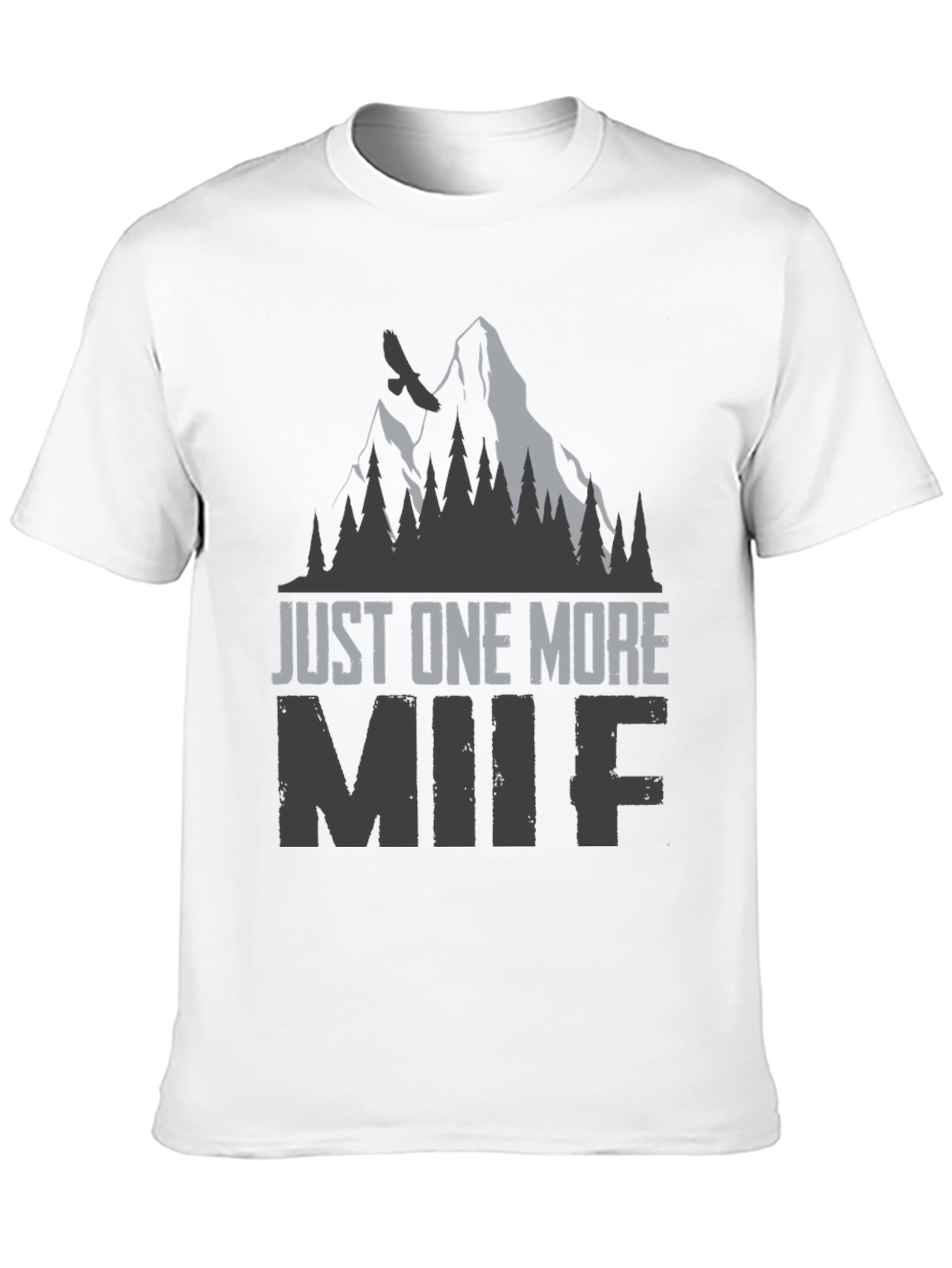 Black Just One More MIIF Graphic T-Shirt view 10