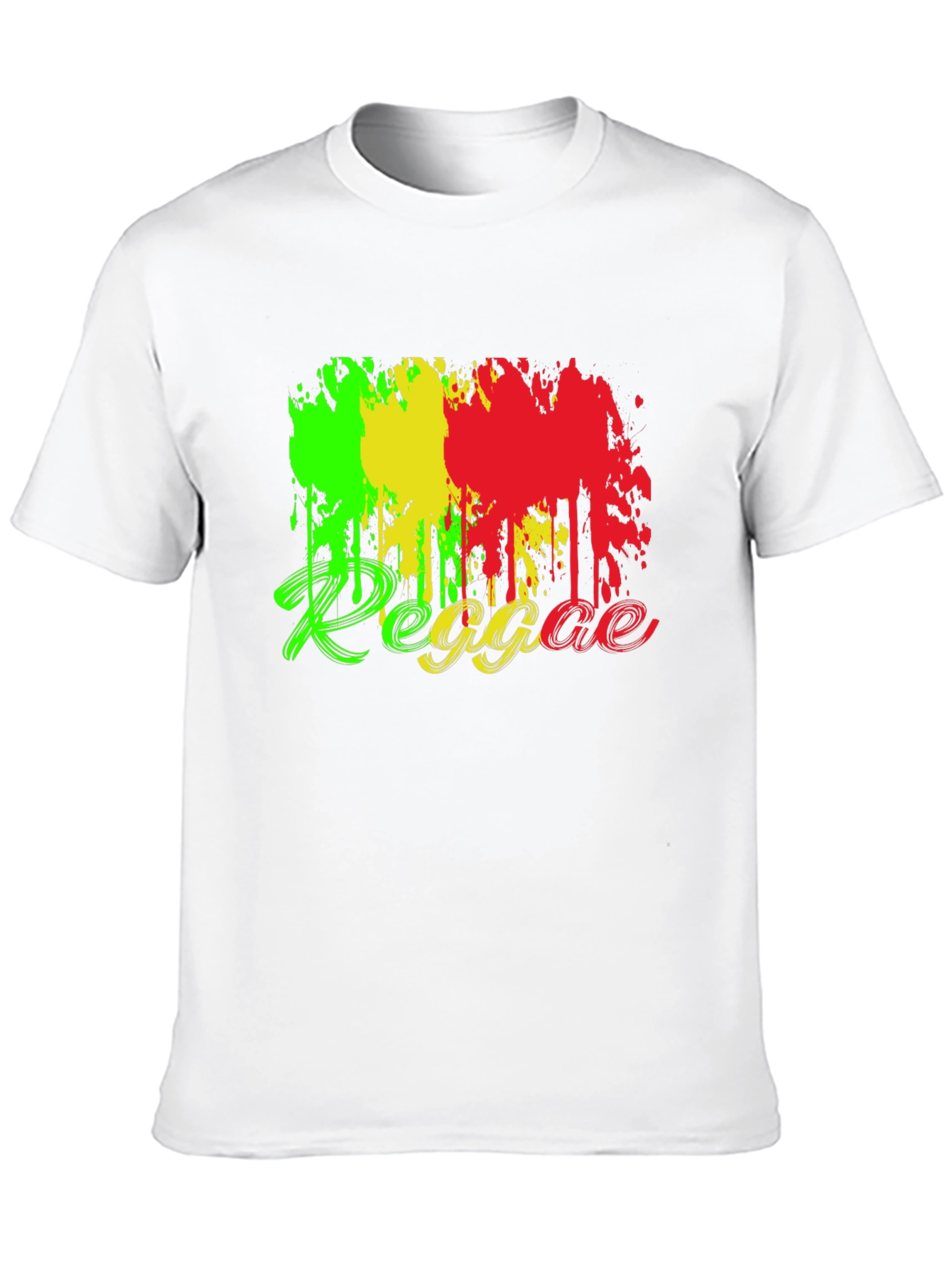 Black Reggae Style Black T-Shirt view 10