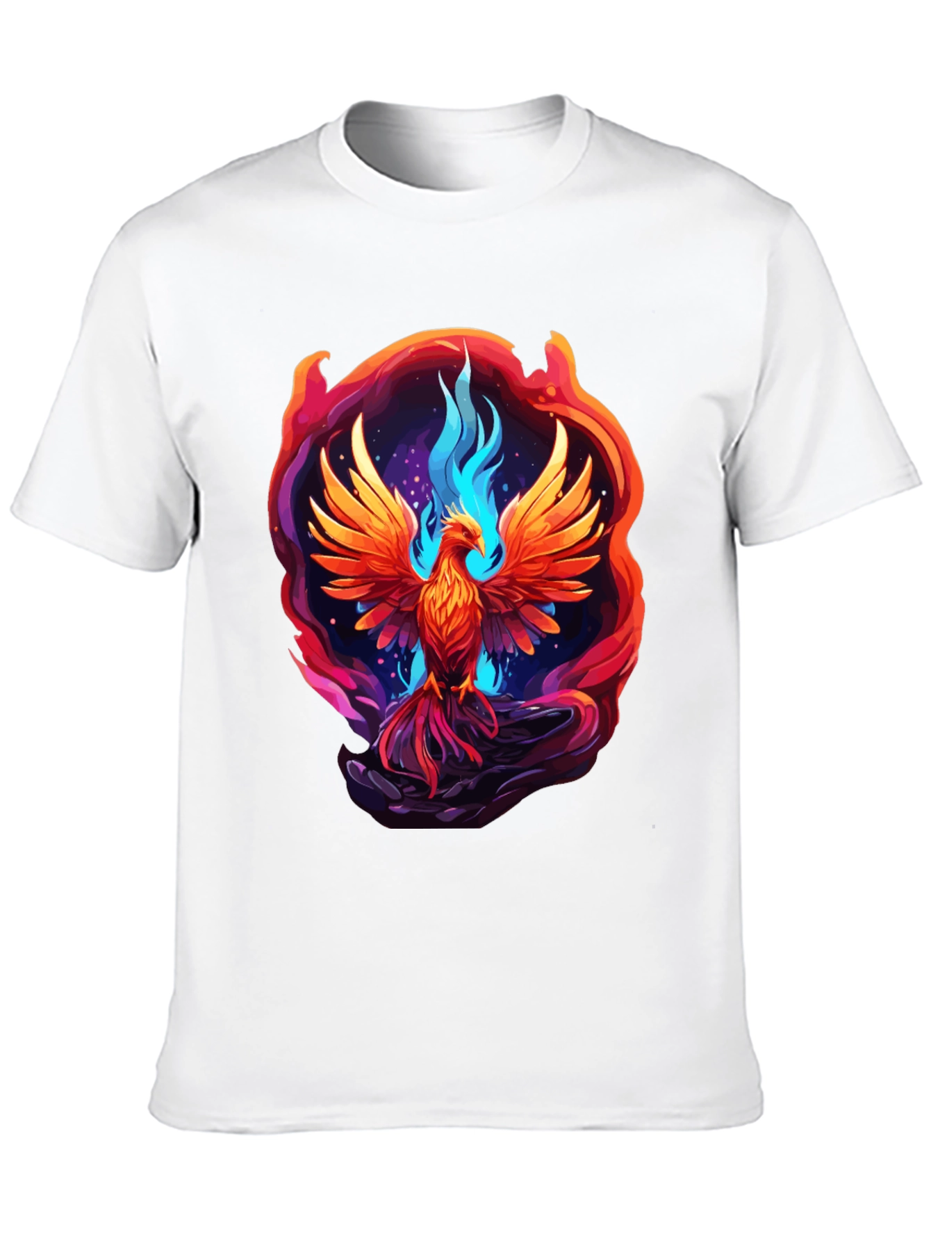 Black Phoenix Rising Graphic T-Shirt - Bold & Unique Design view 10