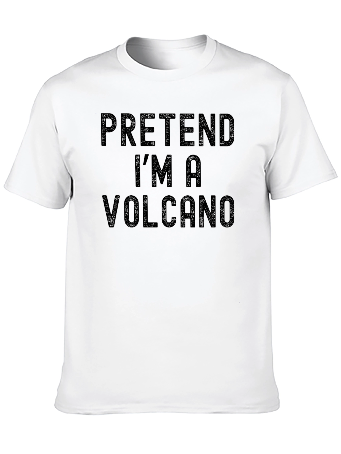 Black Pretend I'm A Volcano Graphic Tee view 10