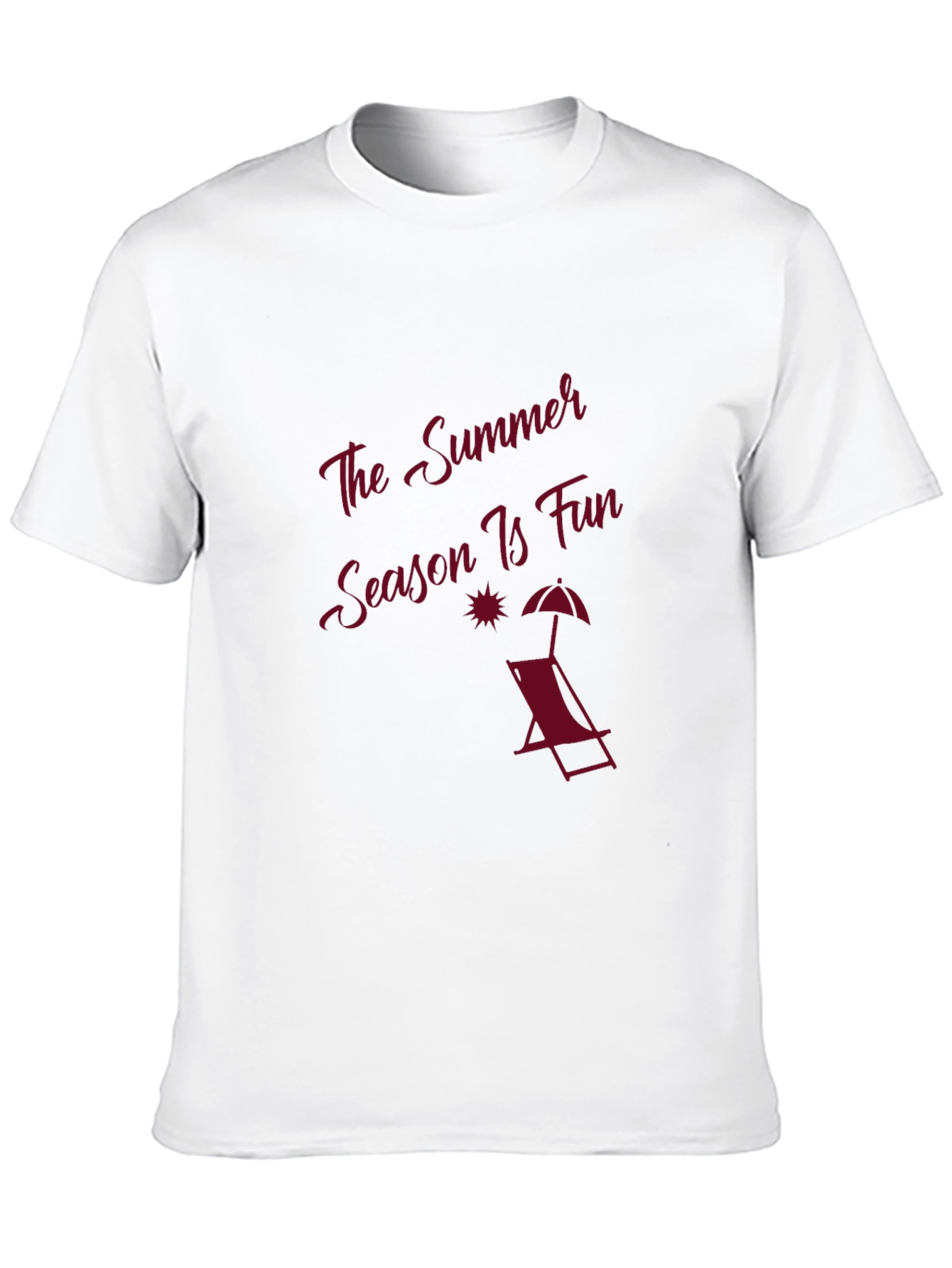 Black Summer Season Fun Graphic T-Shirt - Comfortable Everyday Wear view 10
