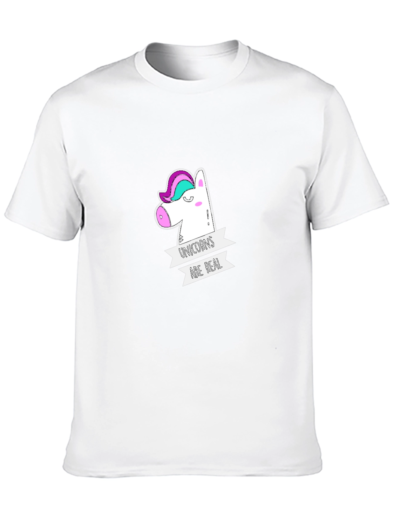 Black Unicorns Are Real Graphic Tee - Black view 10