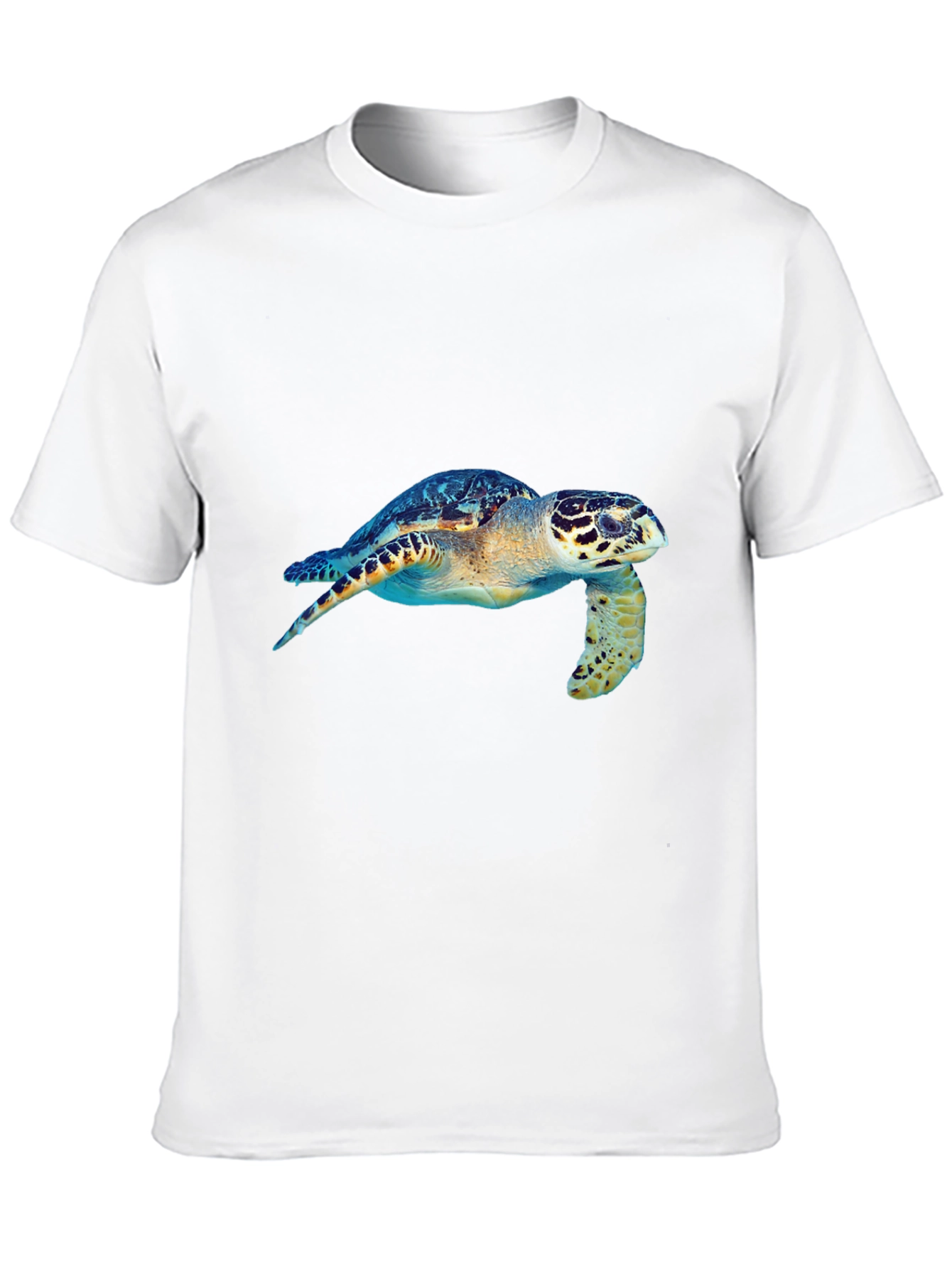 Black Sea Turtle Graphic Tee - Black Cotton Blend view 10